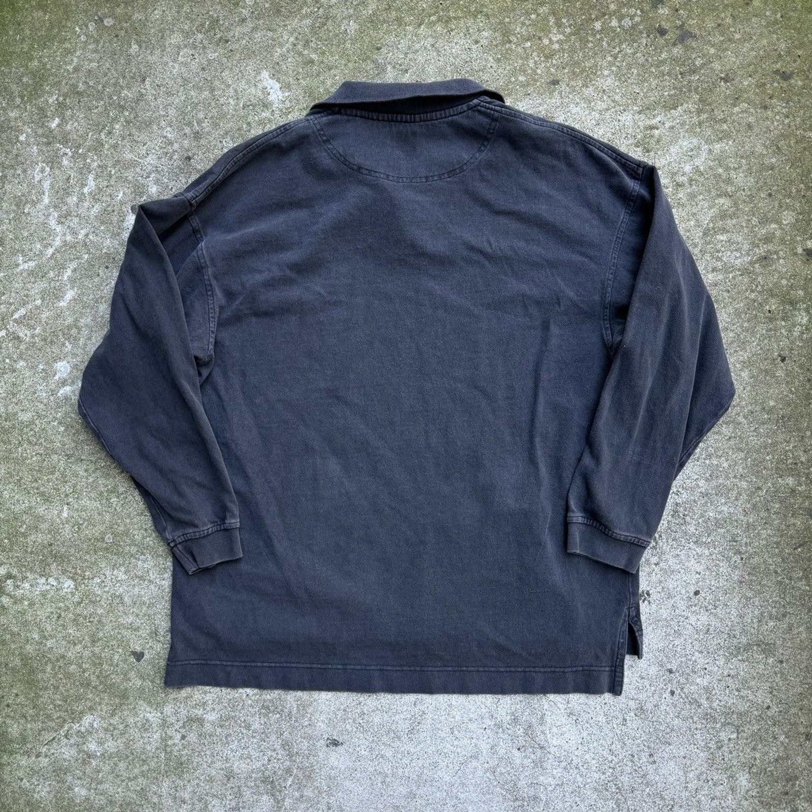 Gap Vintage Gap Oversized Faded Black Heavy Cotton Shirt Size US M / EU 48-50 / 2 - 7 Thumbnail