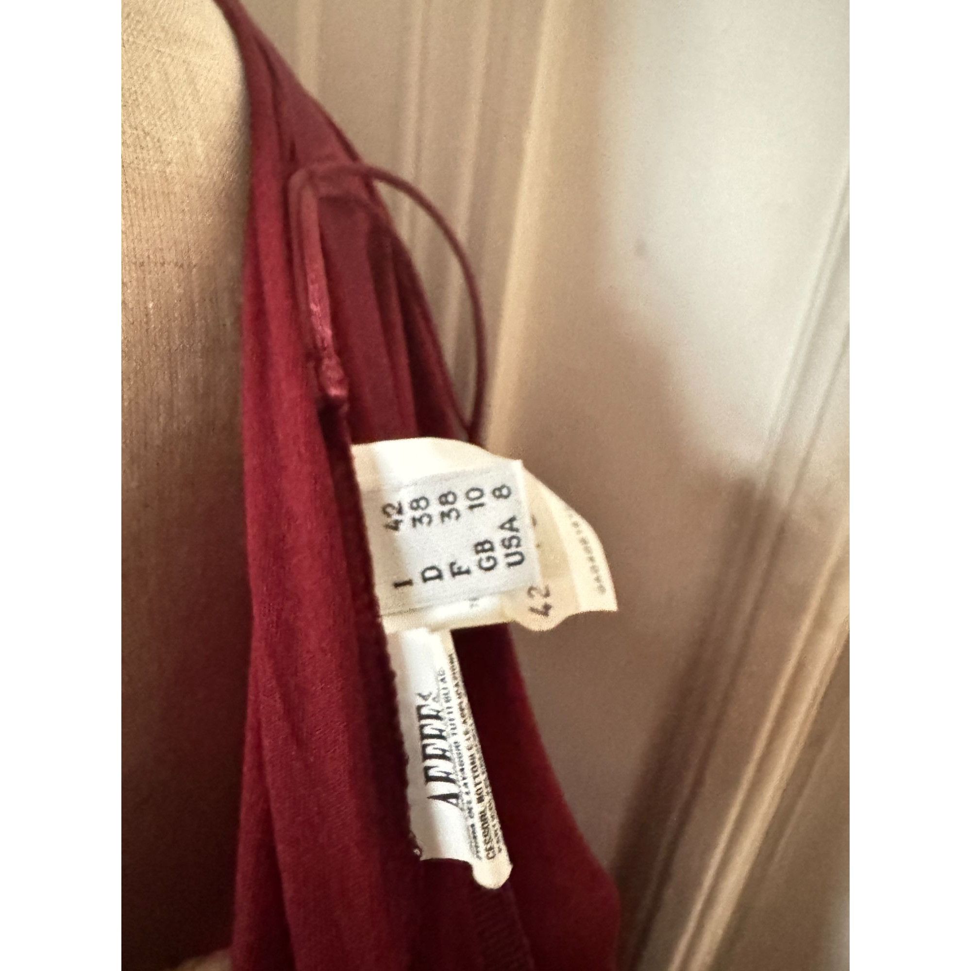 Jean Paul Gaultier 1990s Abalone Shell Burgundy Dress Size M / US 6-8 / IT 42-44 - 6 Thumbnail