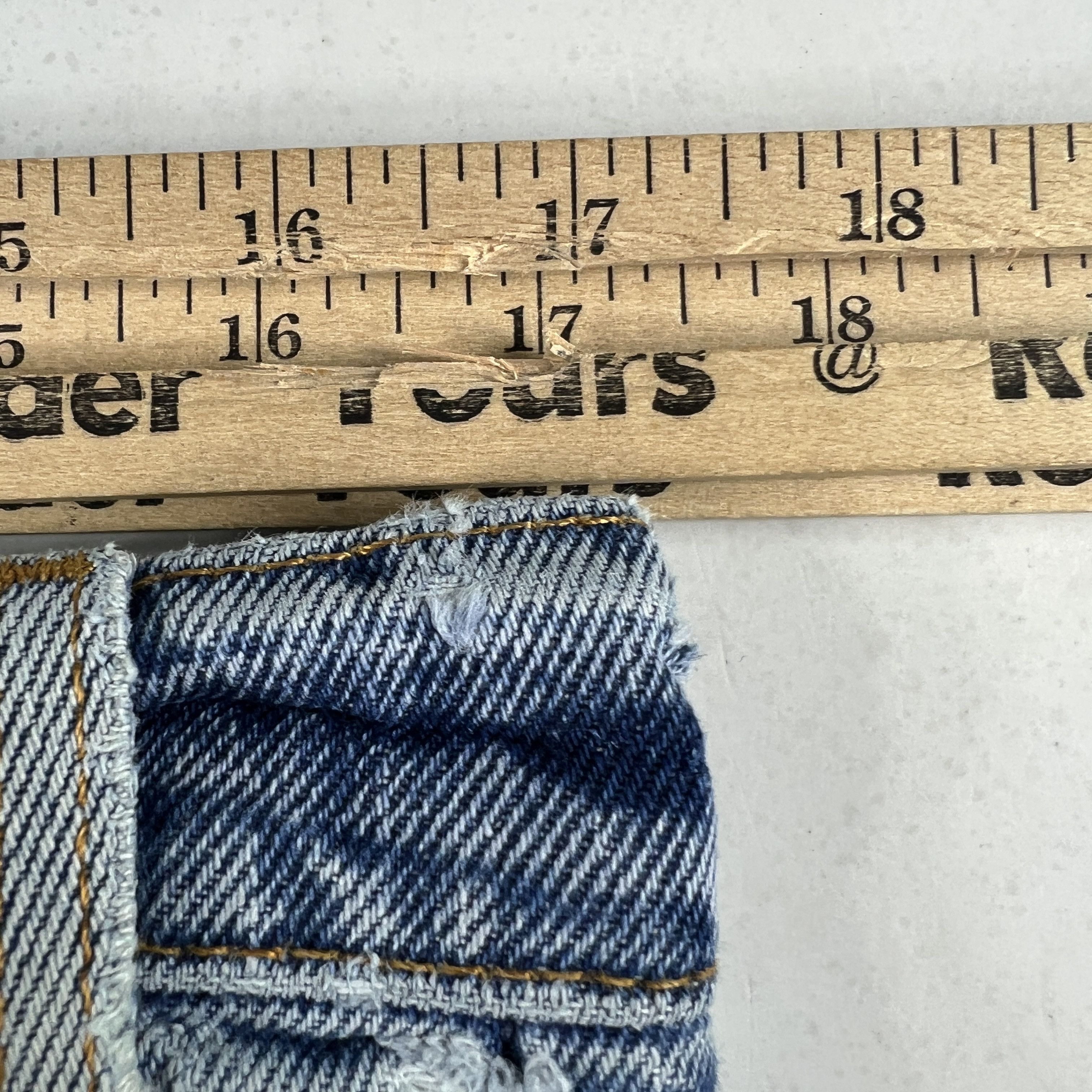 Levi's × Vintage VTG 90s Levi's Jeans 505 Straight Blue Denim Orange Tab Size US 34 / EU 50 - 24 Thumbnail