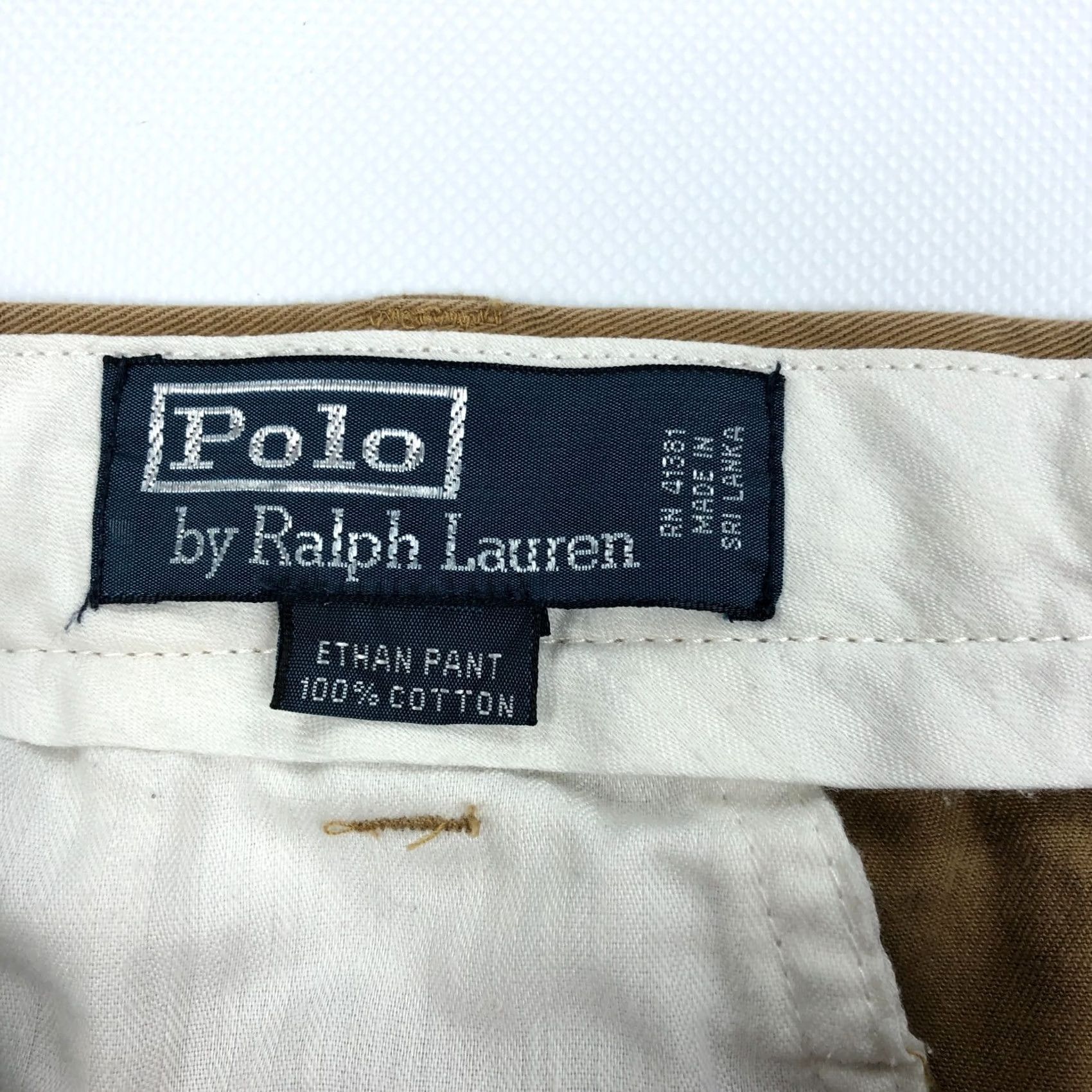 Polo Ralph Lauren Ralph Lauren Polo Ethan Pants Mens 35x30 Khaki Beige Classic Straight Pleated 35 Inseam Cotton Canvas Pocket Slashy N/A Size US S / EU 44-46 / 1 - 6 Thumbnail