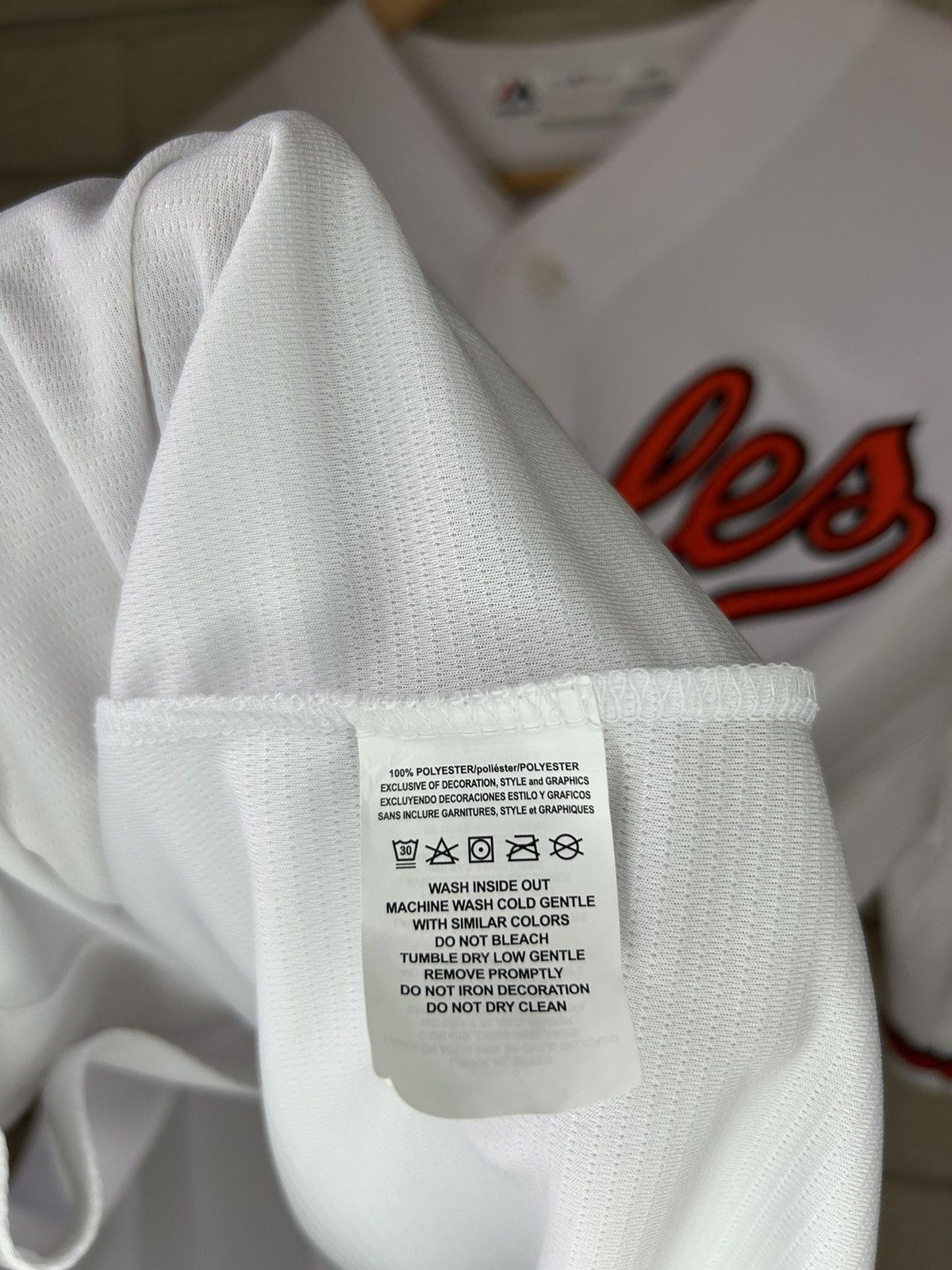 MLB × Majestic Majestic Baltimore Orioles Paul Fry Baseball Jersey Size US L / EU 52-54 / 3 - 12 Thumbnail