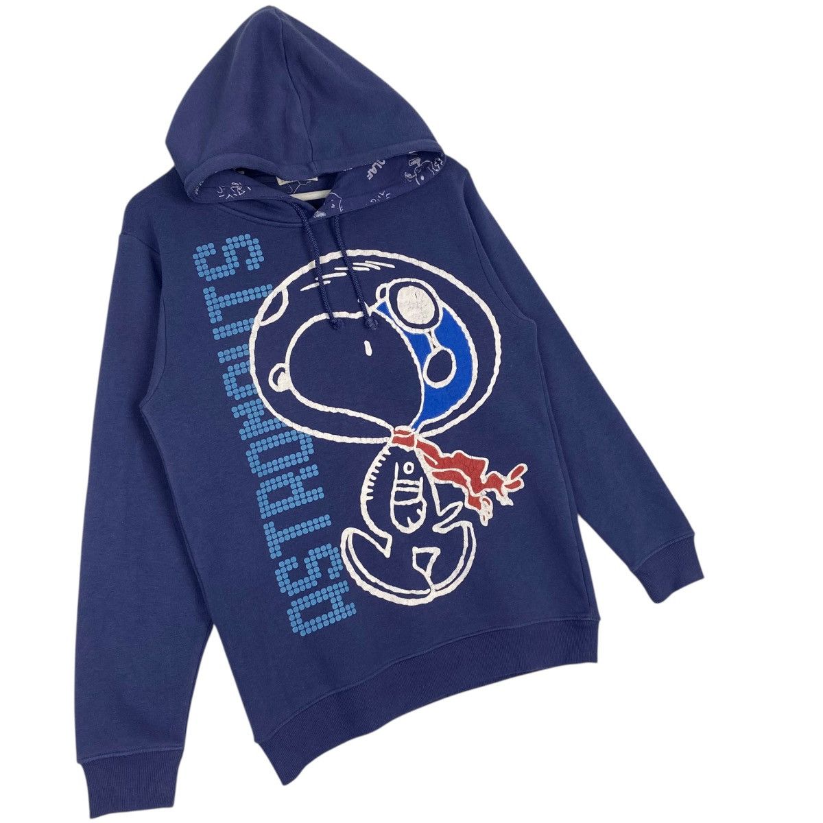 Other Vintage Peanuts Snoopy Printed Hoodie Sweater Navy Blue Size US M / EU 48-50 / 2 - 3 Thumbnail