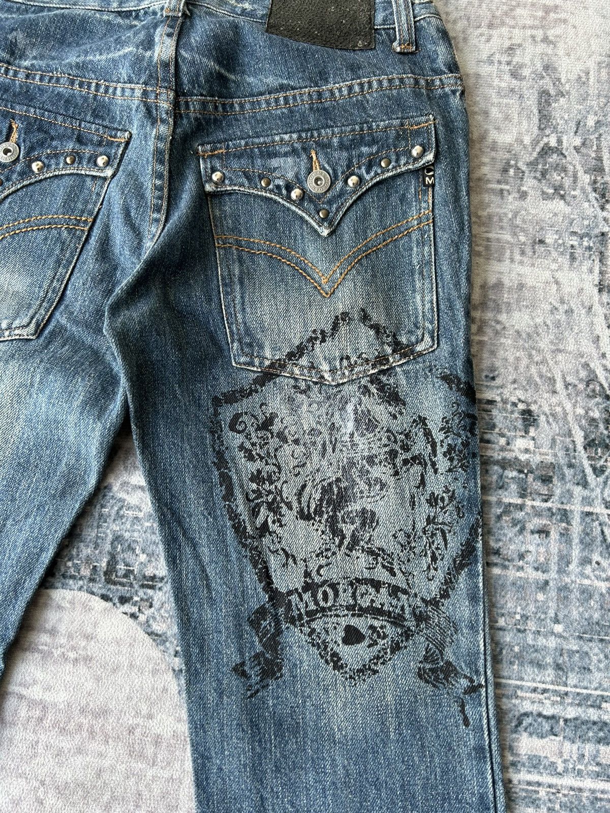 If Six Was Nine Morgan Homme Flared Jeans Size US 28 / EU 44 - 10 Thumbnail