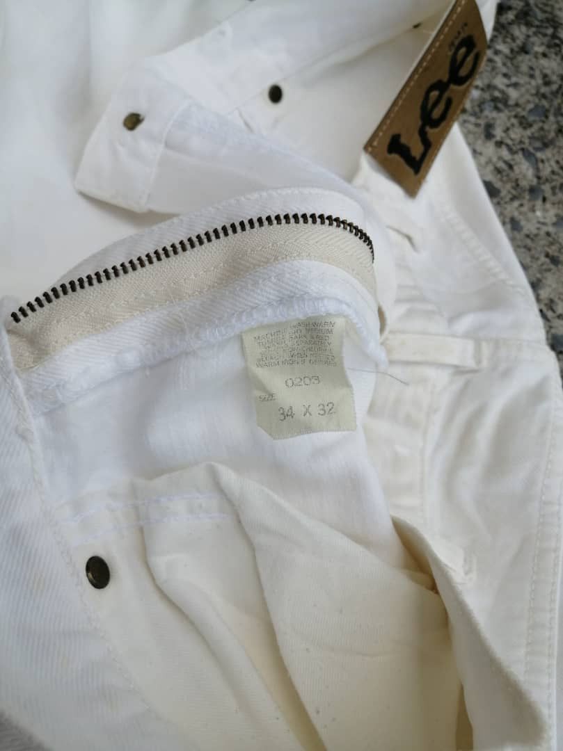 Lee Lee White Pants Size US 31 - 3 Thumbnail