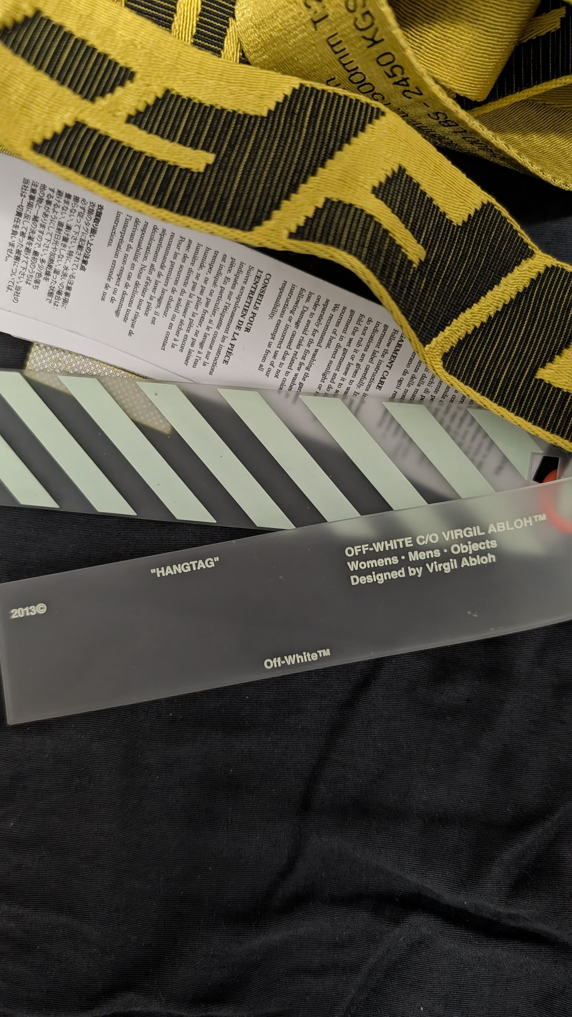 Off-White Off-White™ Industrial 2.0 Belt in Yellow/Black Size ONE SIZE - 4 Thumbnail