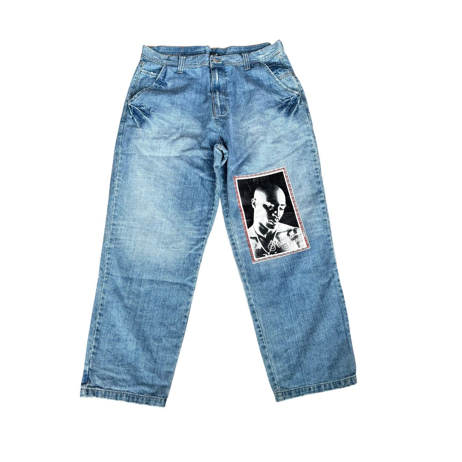 Makaveli Vintage y2k Makaveli Branded Jeans 90s Mens 42 Baggy 2pac Size US 40 / EU 56 - 1 Thumbnail