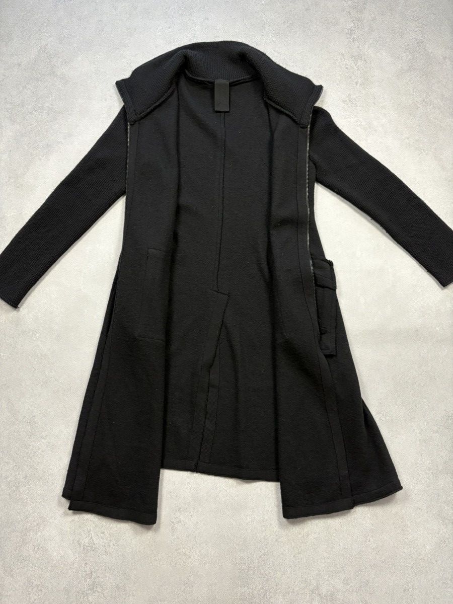 Rundholz Rundholz Wool Long Zip Coat Black Avant Garde Jacket M Size M / US 6-8 / IT 42-44 - 11 Thumbnail
