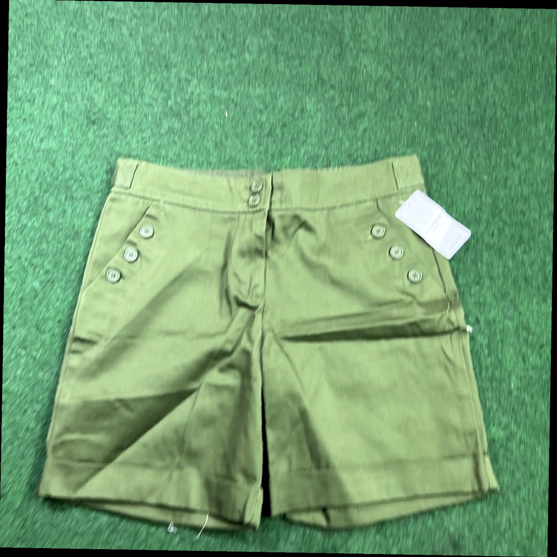 Vintage Sagharbor Denim Green 6 Shorts Smooth Measures 32 New W Tags Size 28" / US 6 / IT 42 - 1 Thumbnail