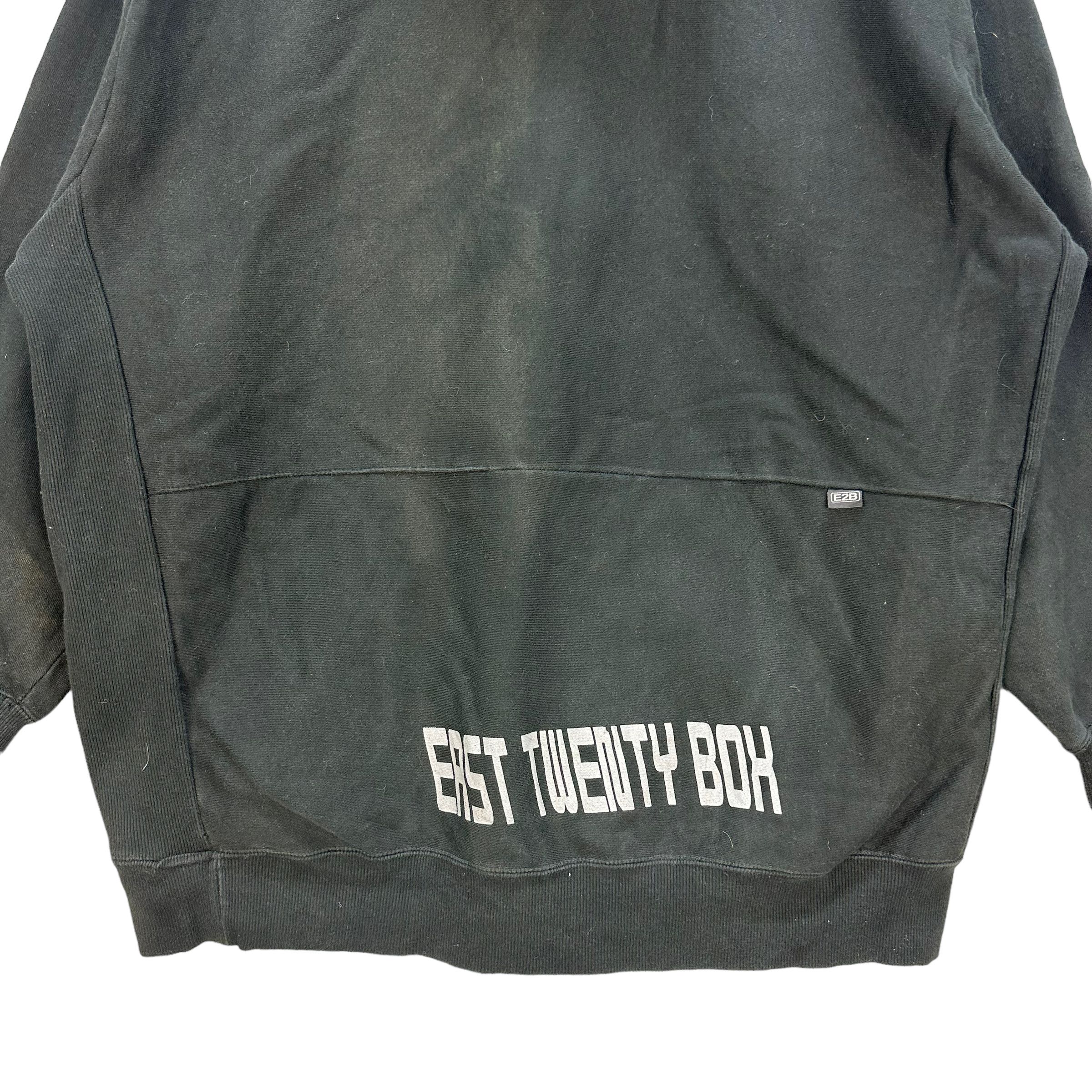 Japanese Brand TRASHED🔥 EAST 20 BOX OVERSIZED HOODIES #8026-197 Size US XL / EU 56 / 4 - 14 Thumbnail