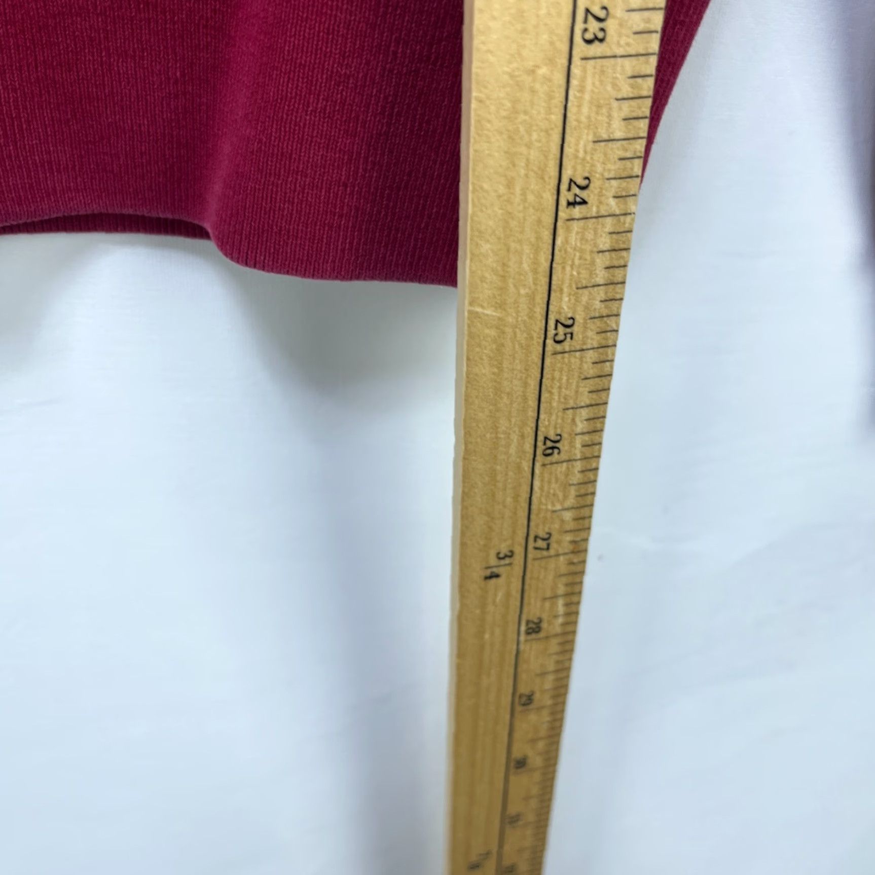 Gap VINTAGE Gap Hoodie Shirt Men S Red 90s Fleece Pullover Size US S / EU 44-46 / 1 - 6 Thumbnail