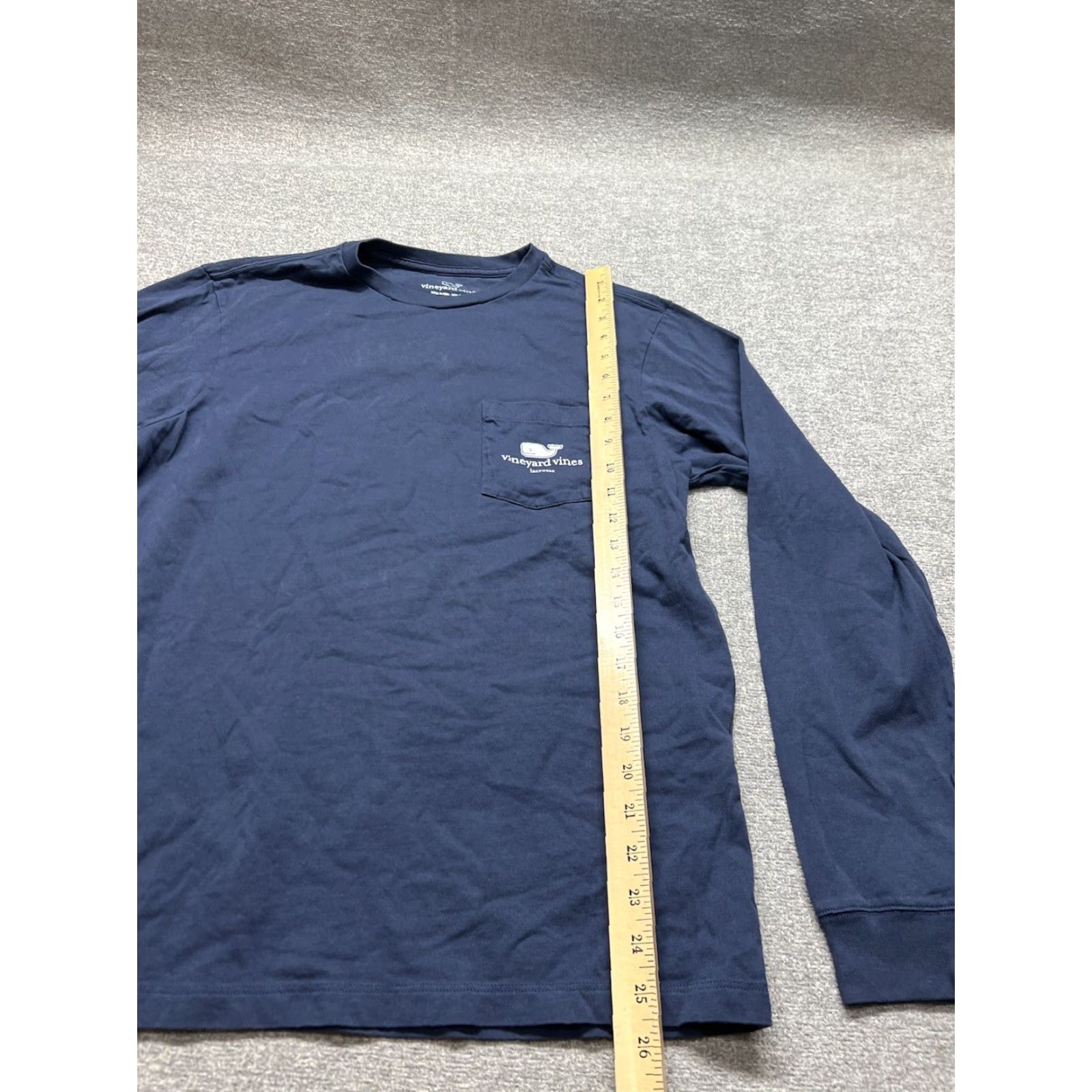 Vineyard Vines Vineyard Vines Men's XS Blue Graphic Long Sleeve Pocket Tee Shirt Size US XS / EU 42 / 0 - 3 Thumbnail
