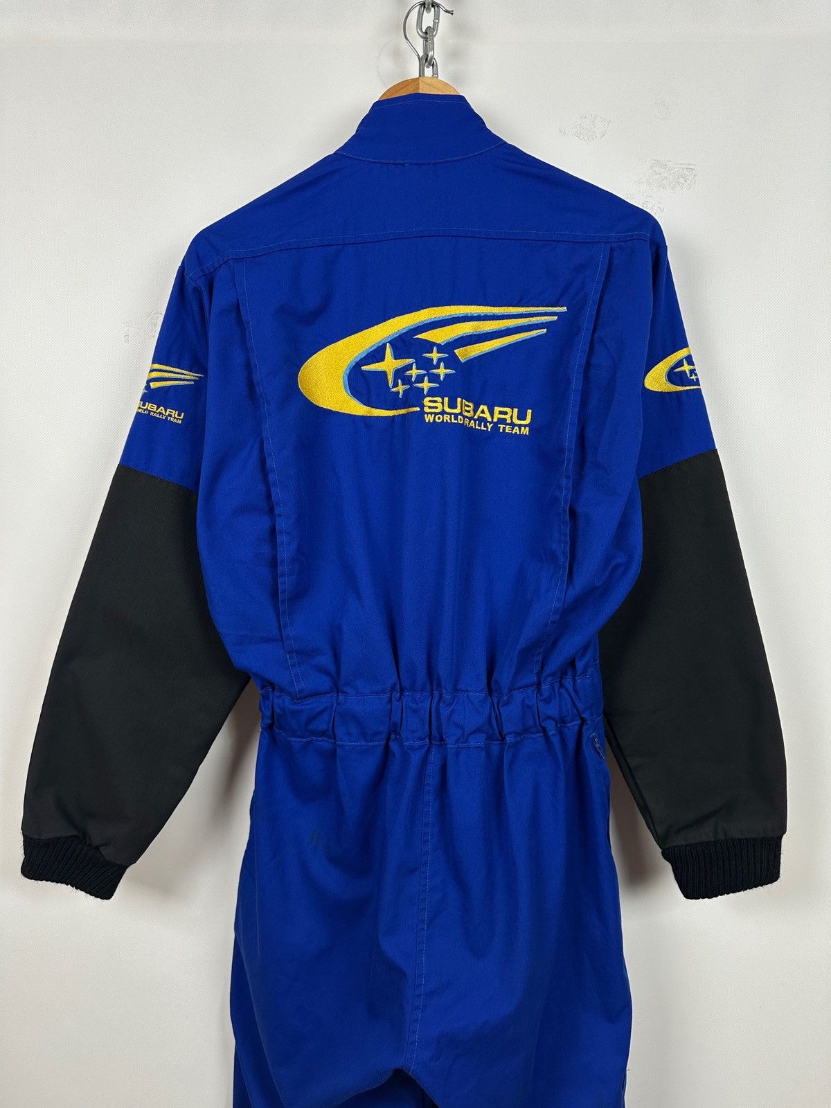 Vintage 90s Vintage Subaru World Rally Team WRC Racing Coveralls Size US 32 / EU 48 - 3 Thumbnail