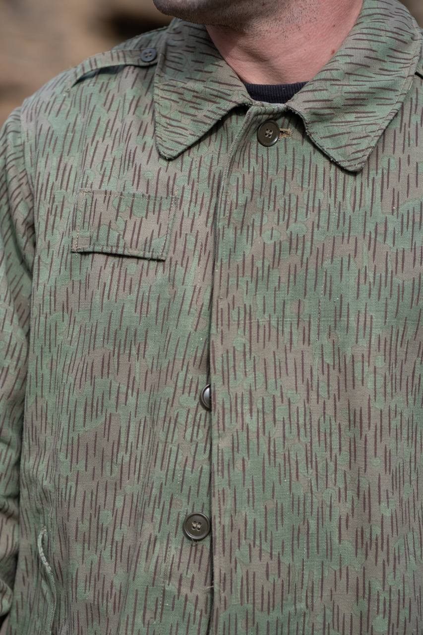 Japanese Brand Vintage Czech M60 Rain Camo Field Coat — 1964 | Sz 2B (M/L) Size US L / EU 52-54 / 3 - 4 Thumbnail