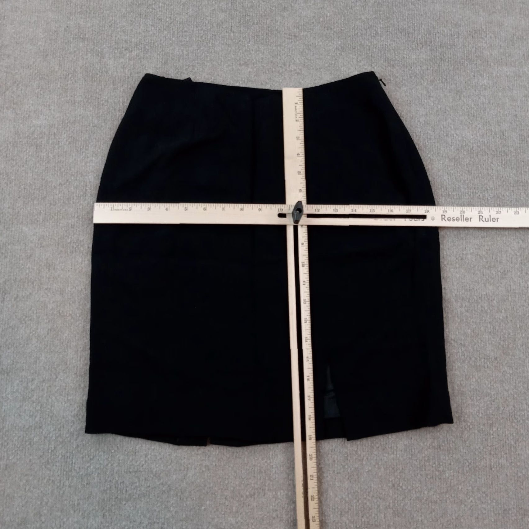 Banana Republic Banana Republic Black Pencil Skirt Womens 6 Lined Stretch Career Casual Classic Size 28" / US 6 / IT 42 - 2 Thumbnail