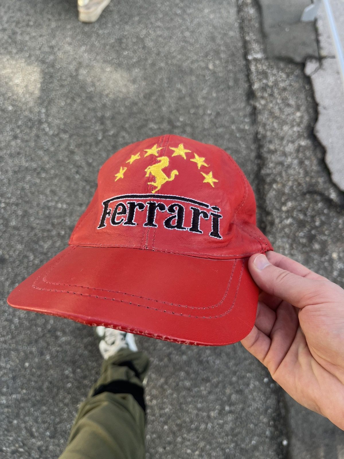 Vintage Ferrari cap vintage red Size ONE SIZE - 1 Thumbnail