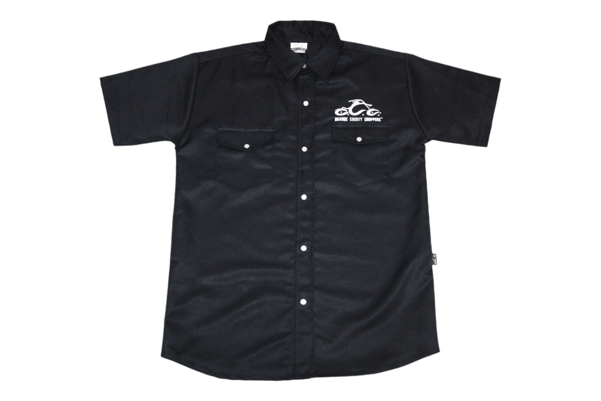 Harley Davidson Orange County Choppers N.Y. glossy denim mechanic shirt Size US S / EU 44-46 / 1 - 12 Thumbnail