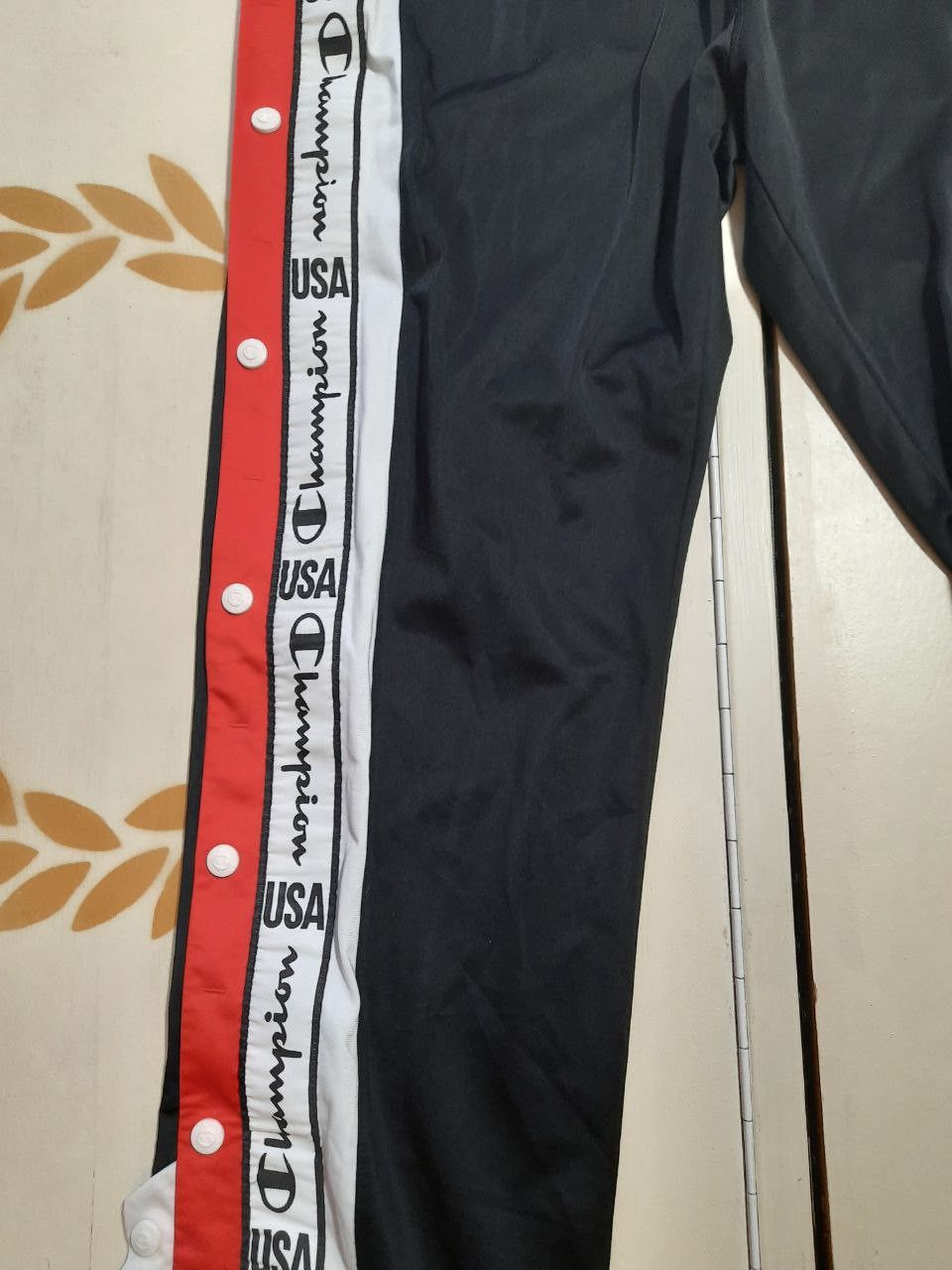 Champion × Vintage Champion Full Snap Button Track Pants 90's Vintage Size US 34 / EU 50 - 8 Thumbnail