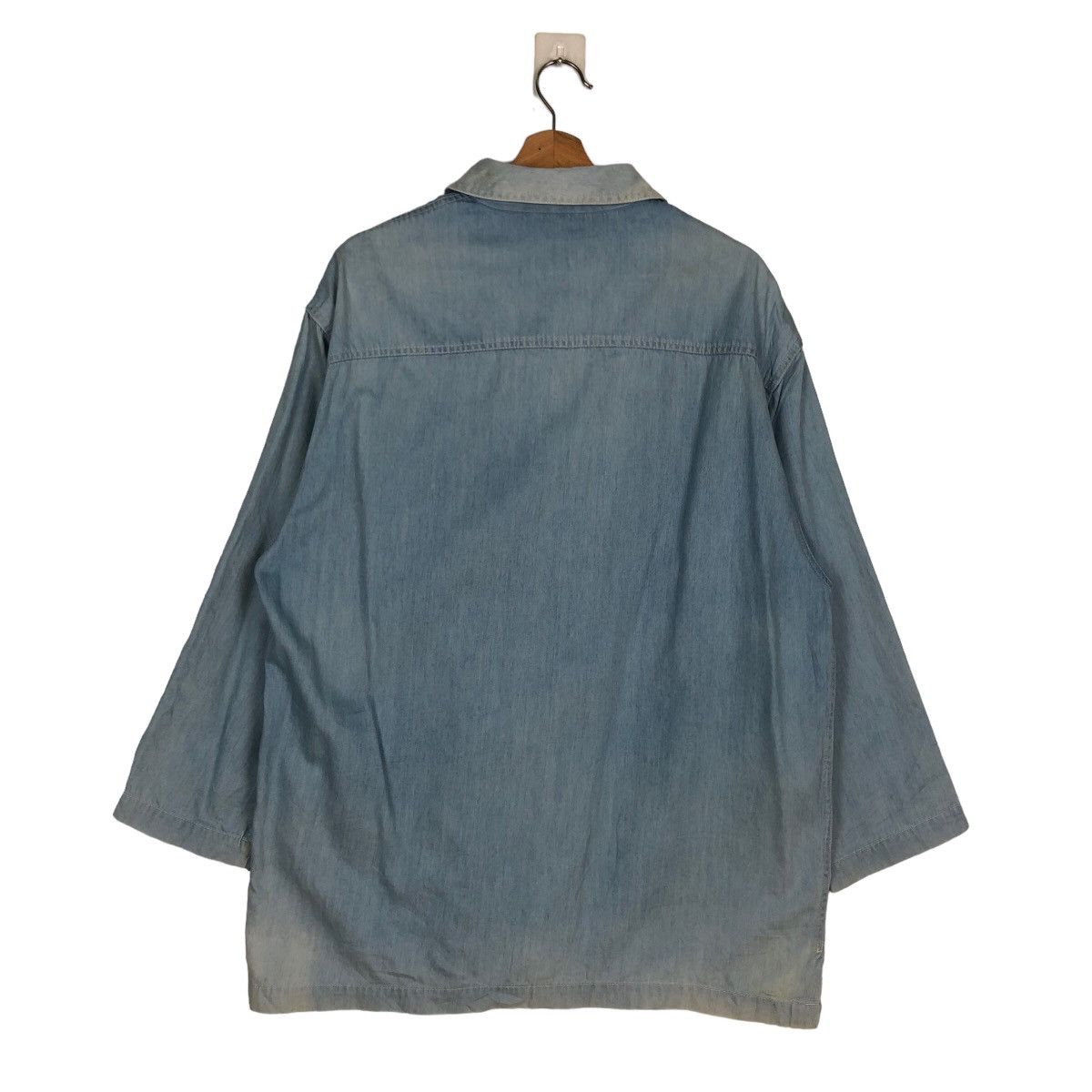Japanese Brand 🔥90’s VINTAGE CHORE CHAMBREY DENIM JACKET MC GREGOR JAPAN Size US M / EU 48-50 / 2 - 7 Thumbnail