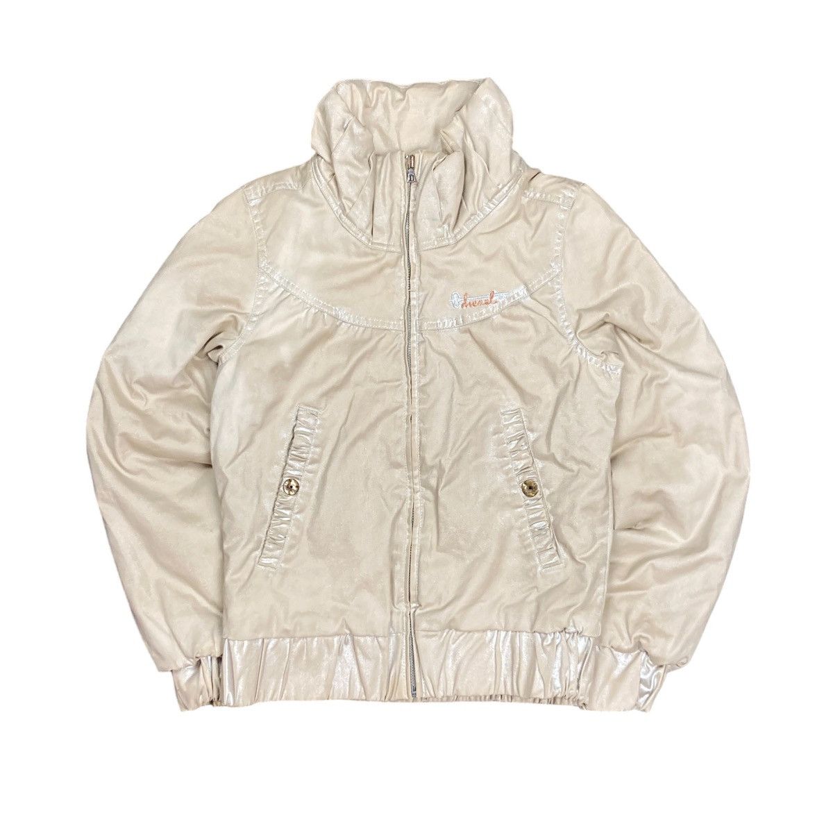 image of Y2K Diesel Shiny Archive Jacket, Women's (Size Large)