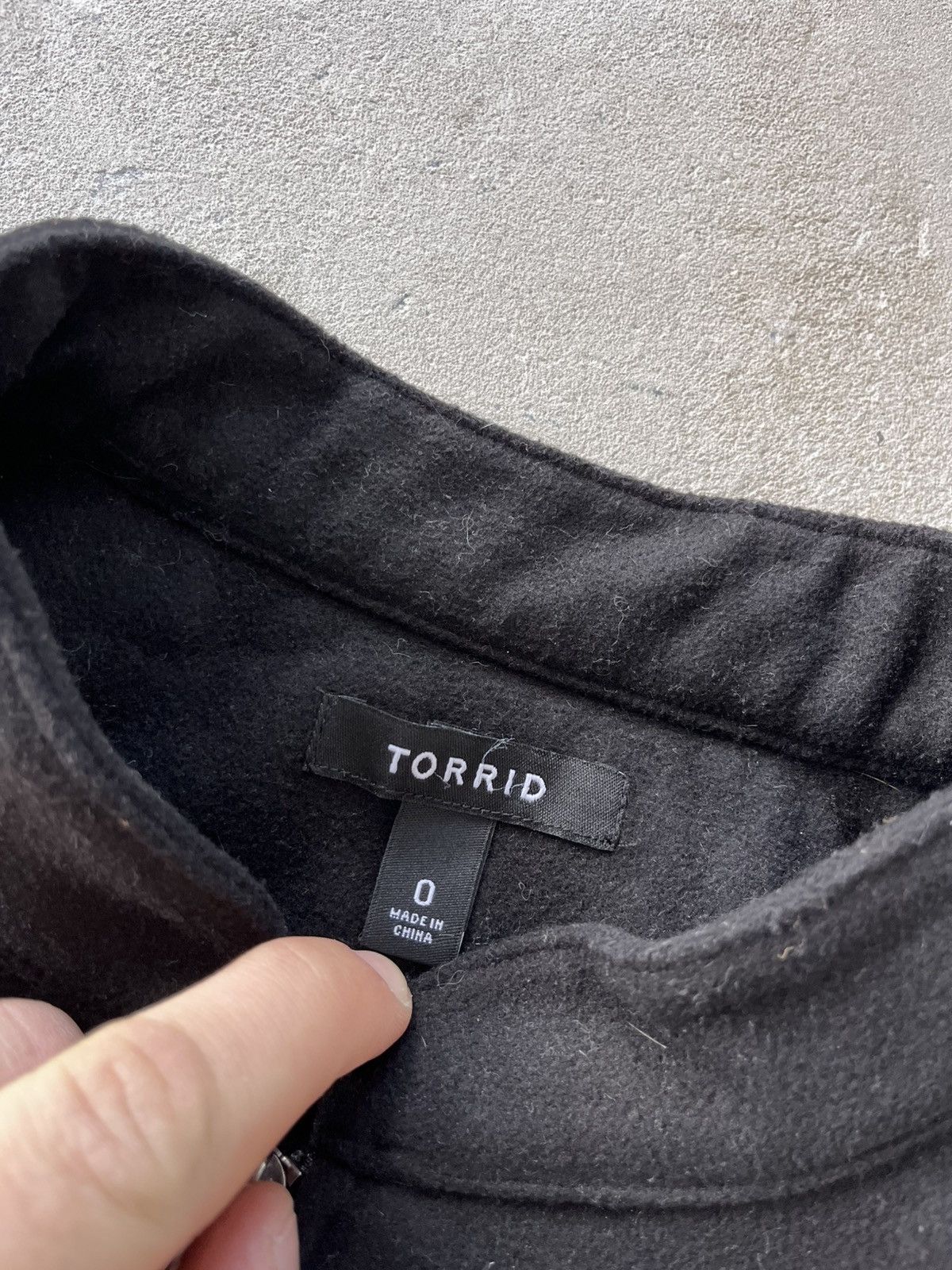 Other Hype Vintage Torrid Wool Napoleon Bomber Jacket Black Y2K Size S / US 4 / IT 40 - 15 Thumbnail