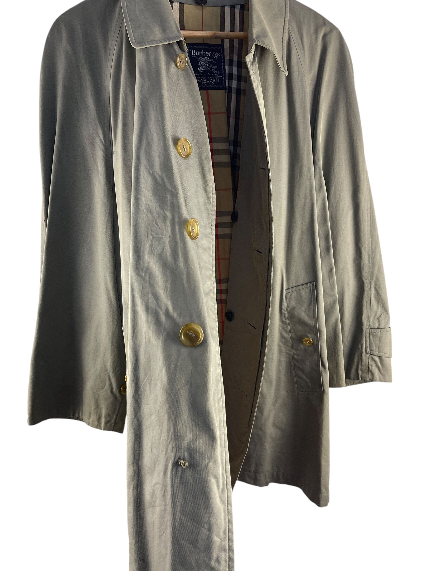 Burberry Prorsum Vintage Burberry Prorsum Trench Coat Jacket Size L / US 10 / IT 46 - 14 Thumbnail