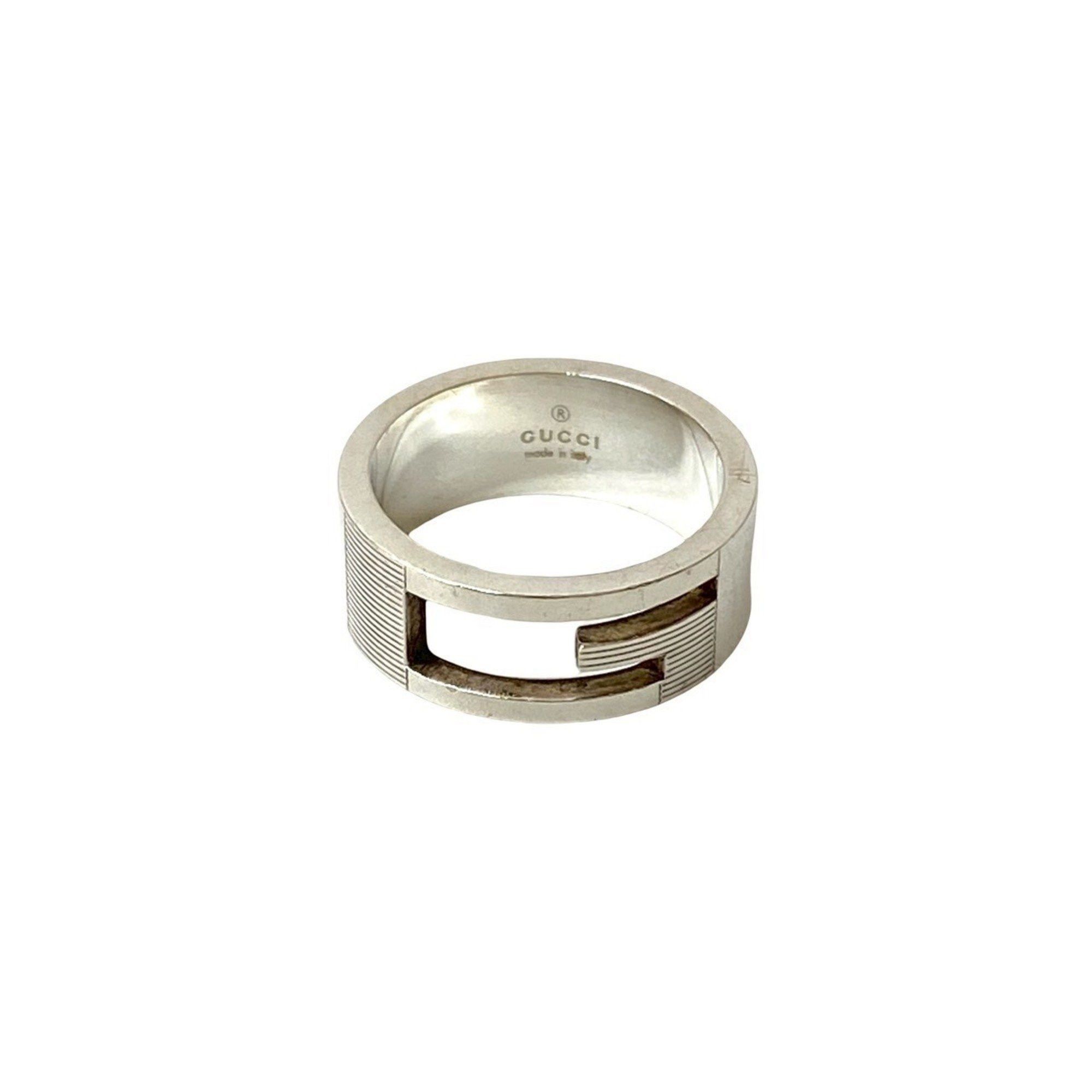 Gucci GUCCI Square G Ring, 925 Sterling Silver, Accessory for Men and Women, 102-1 Size ONE SIZE - 1 Thumbnail