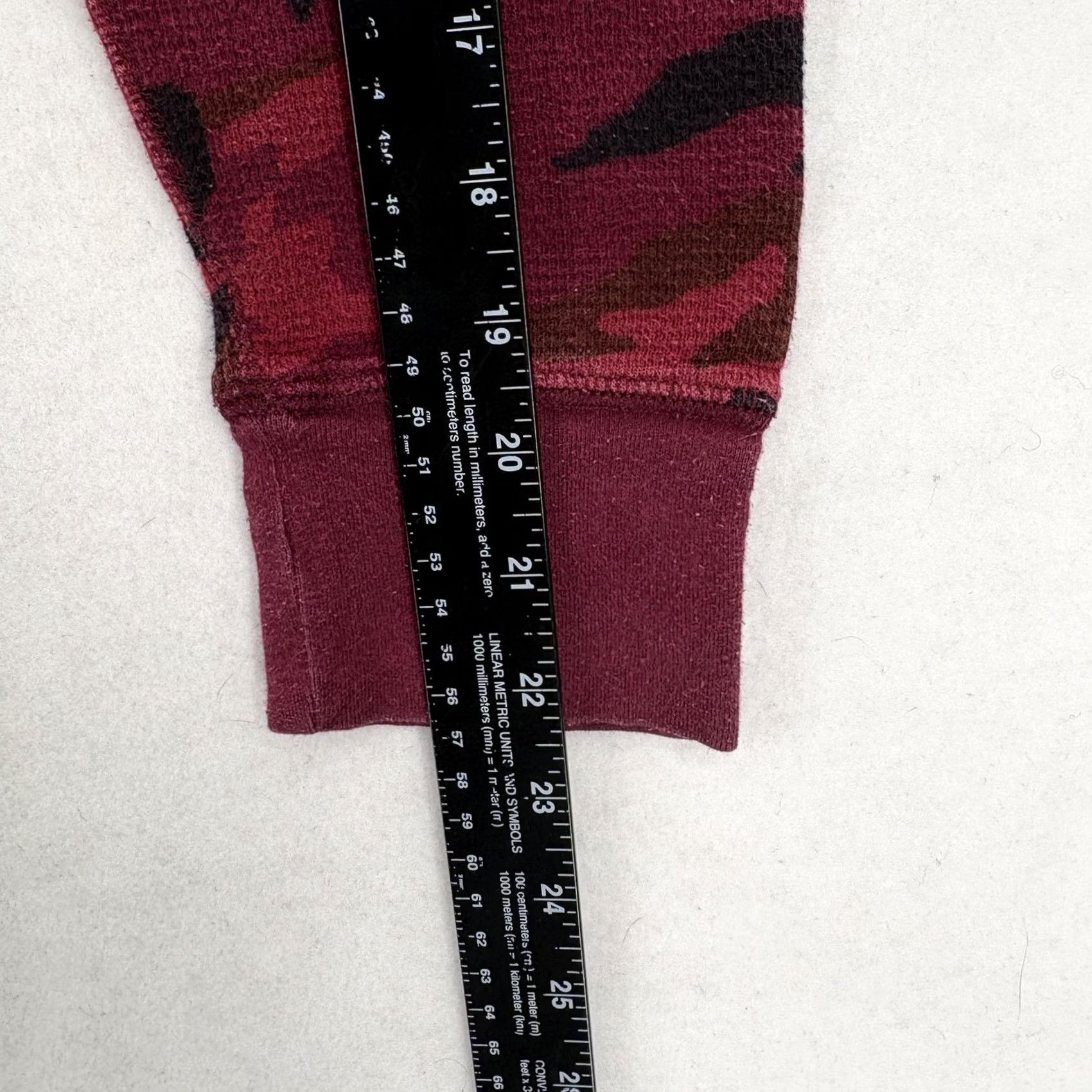 Polo Ralph Lauren Polo Ralph Lauren Shirt Mens Small Red Camo Thermal Waffle Knit Long Sleeve Size US S / EU 44-46 / 1 - 7 Thumbnail