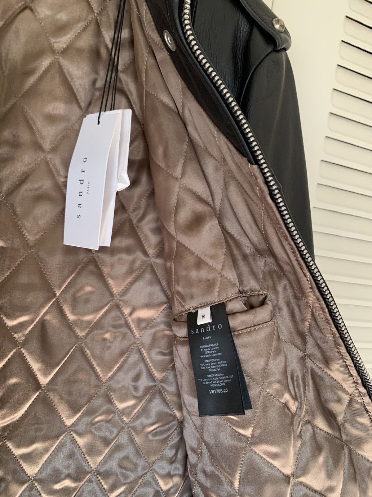 Sandro Sandro Paris Memphis Leather Jacket Size US S / EU 44-46 / 1 - 5 Thumbnail