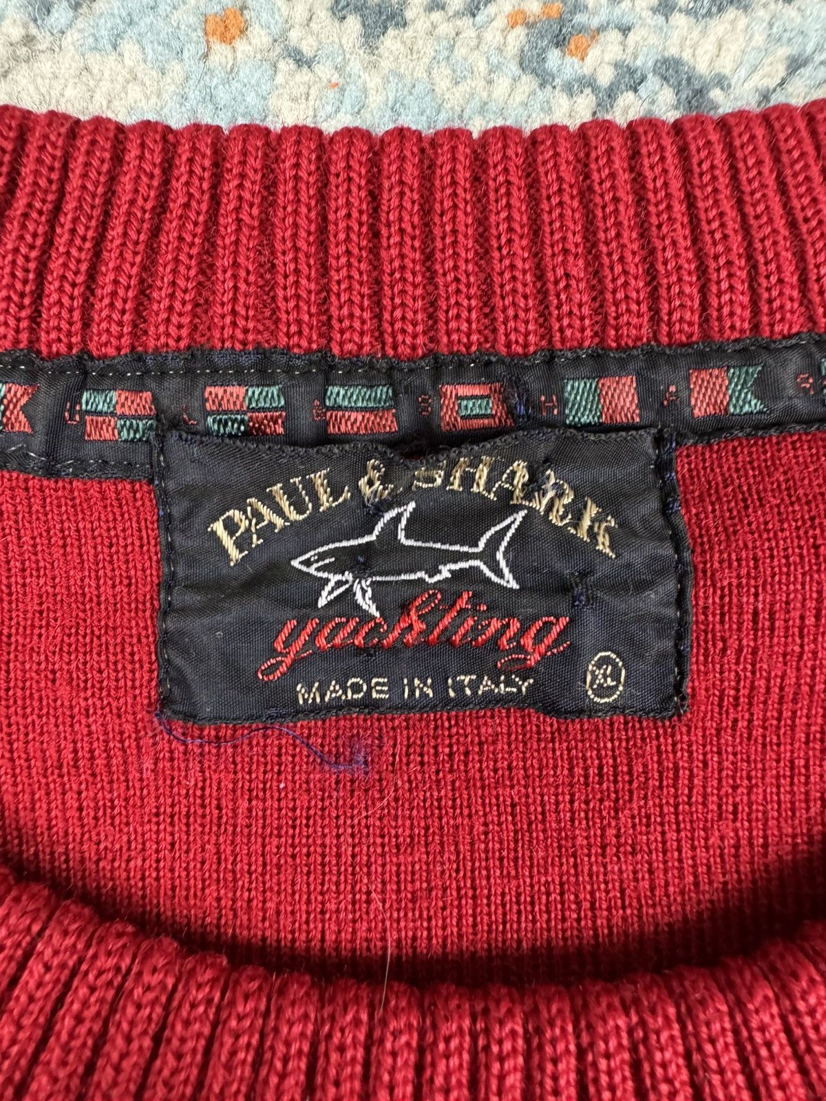 Paul & Shark × Vintage Vintage 90s Paul & Shark boxy wool sweater elbow patches Size US XL / EU 56 / 4 - 8 Thumbnail