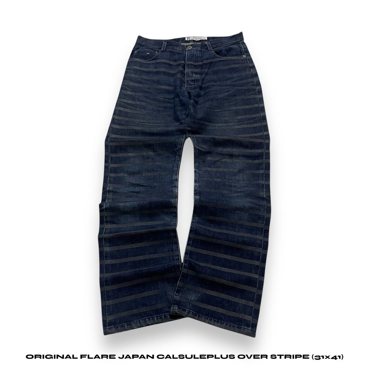 Hysteric Glamour ORIGINAL FLARE JAPAN CALSULEPLUS OVER STRIPE (31×41) Size US 31 - 1 Thumbnail
