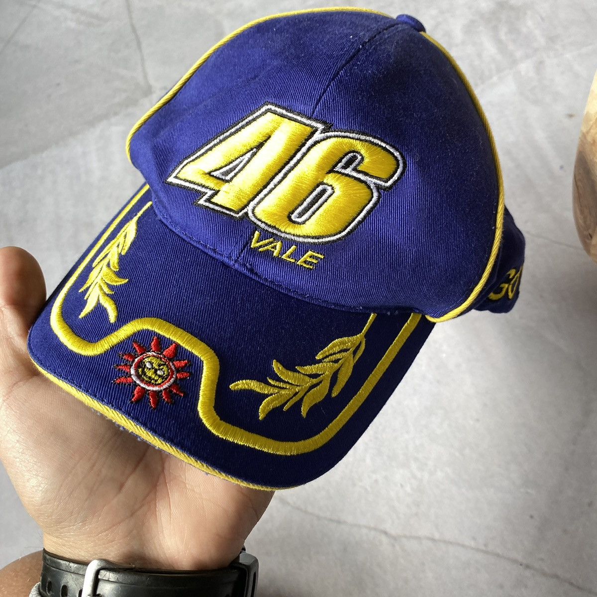 Vintage Vintage Valentino Rossi VR46 The Doctor Racing Cap Hats Size ONE SIZE - 4 Thumbnail