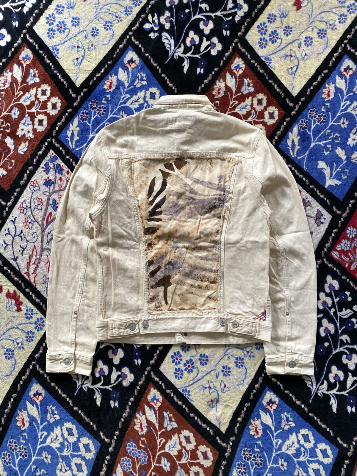 Denim & Supply Ralph Lauren Denim & Supply Ralph Lauren Distressed Trucker Jacket Size US S / EU 44-46 / 1 - 1 Thumbnail