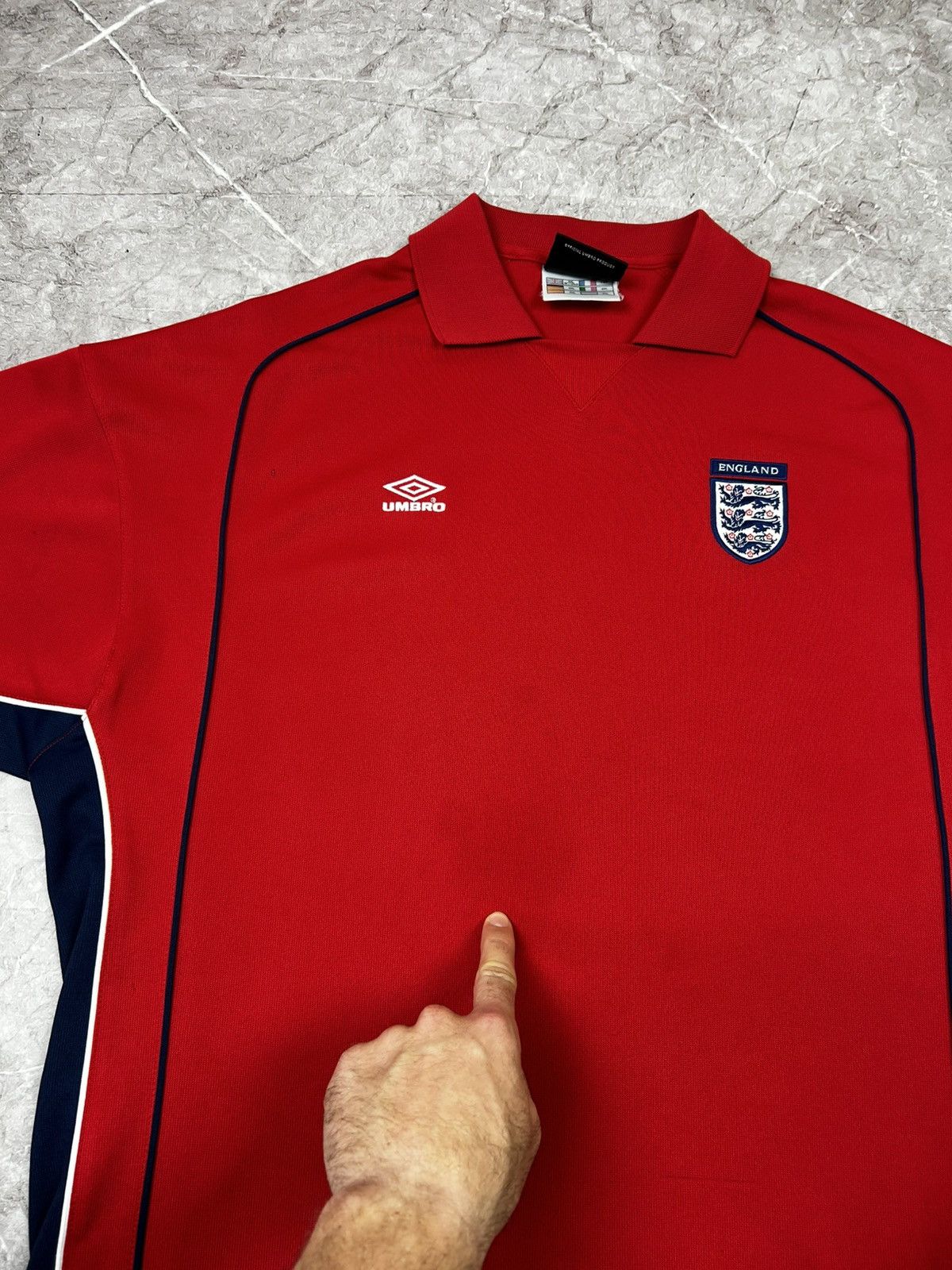 Umbro Umbro vintage 1999 s Jersey Training jersey Size US XXL / EU 58 / 5 - 9 Thumbnail