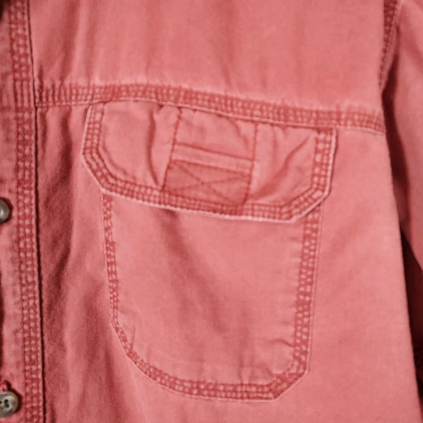 Vintage RedHead Shirt Button-Up Flannel Long Sleeve Casual Adult Large Red Regular Classic Mens Size US L / EU 52-54 / 3 - 5 Thumbnail
