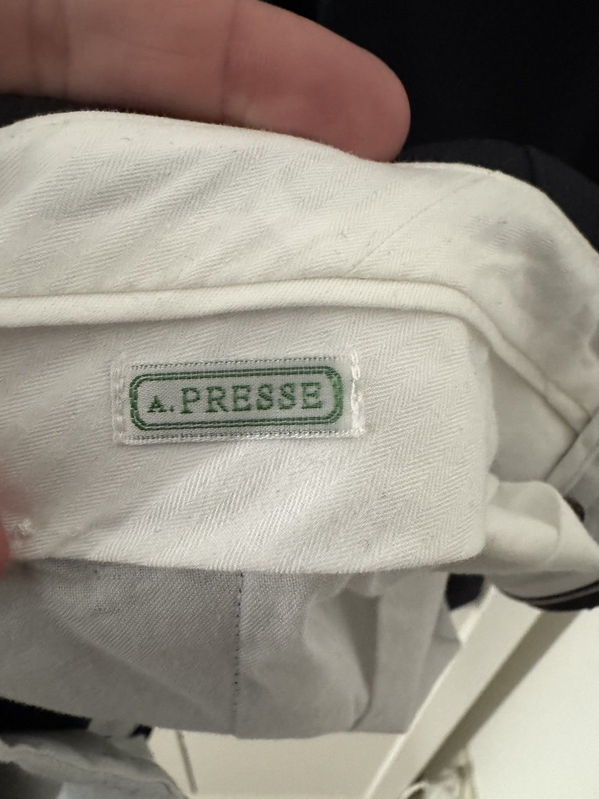 A.PRESSE A.presse Wool Trousers Size 52R - 4 Thumbnail
