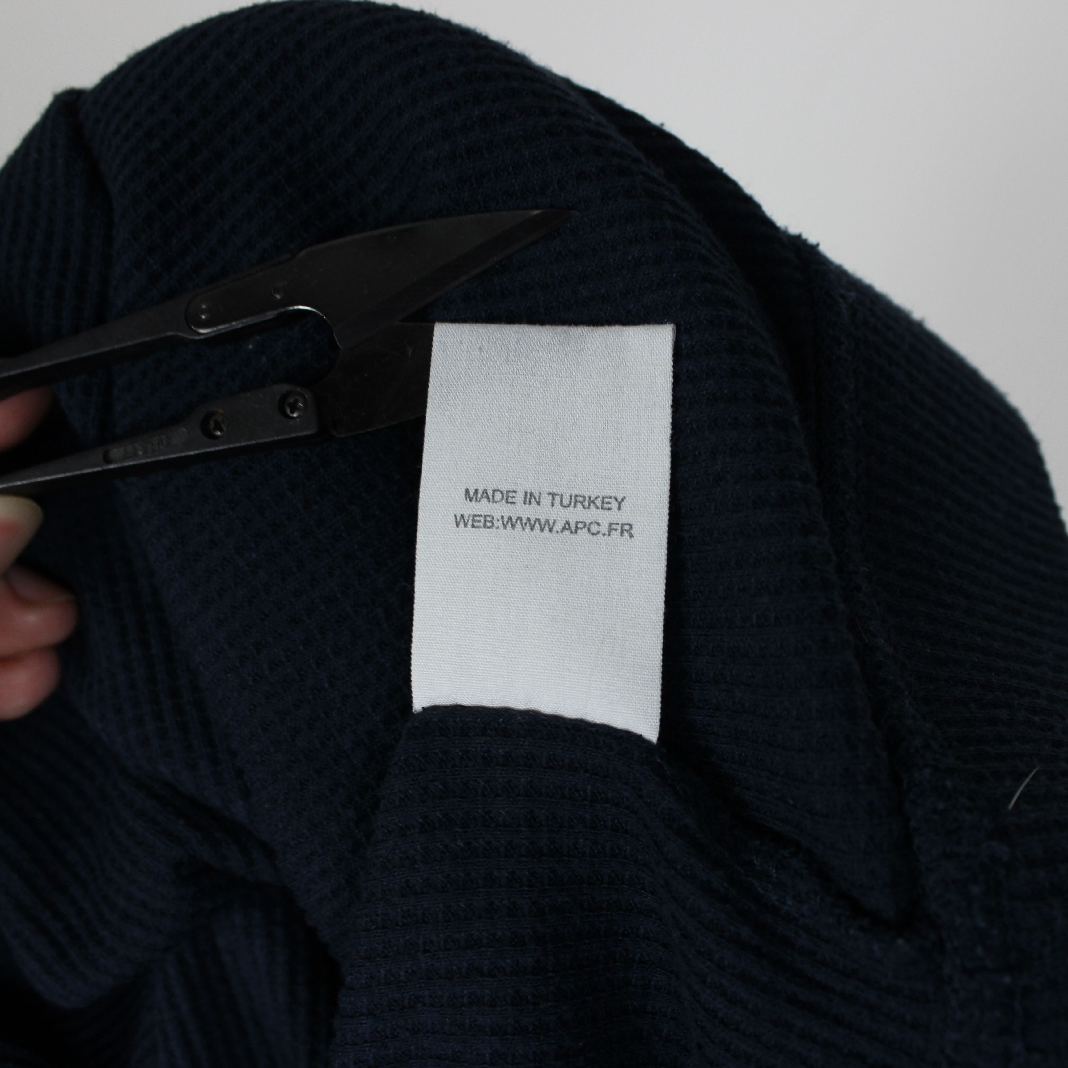 A.P.C. A.P.C Rue Madame Paris sweater men M blue Size US L / EU 52-54 / 3 - 7 Thumbnail