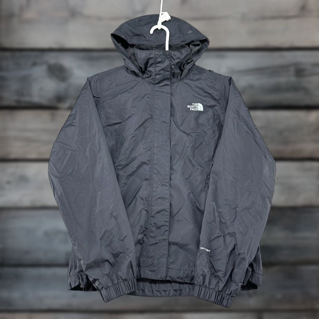 The North Face The North Face Jacket Womens Small Black Rain Coat Hooded Dryvent Nylon Ripstop Size S / US 4 / IT 40 - 1 Thumbnail