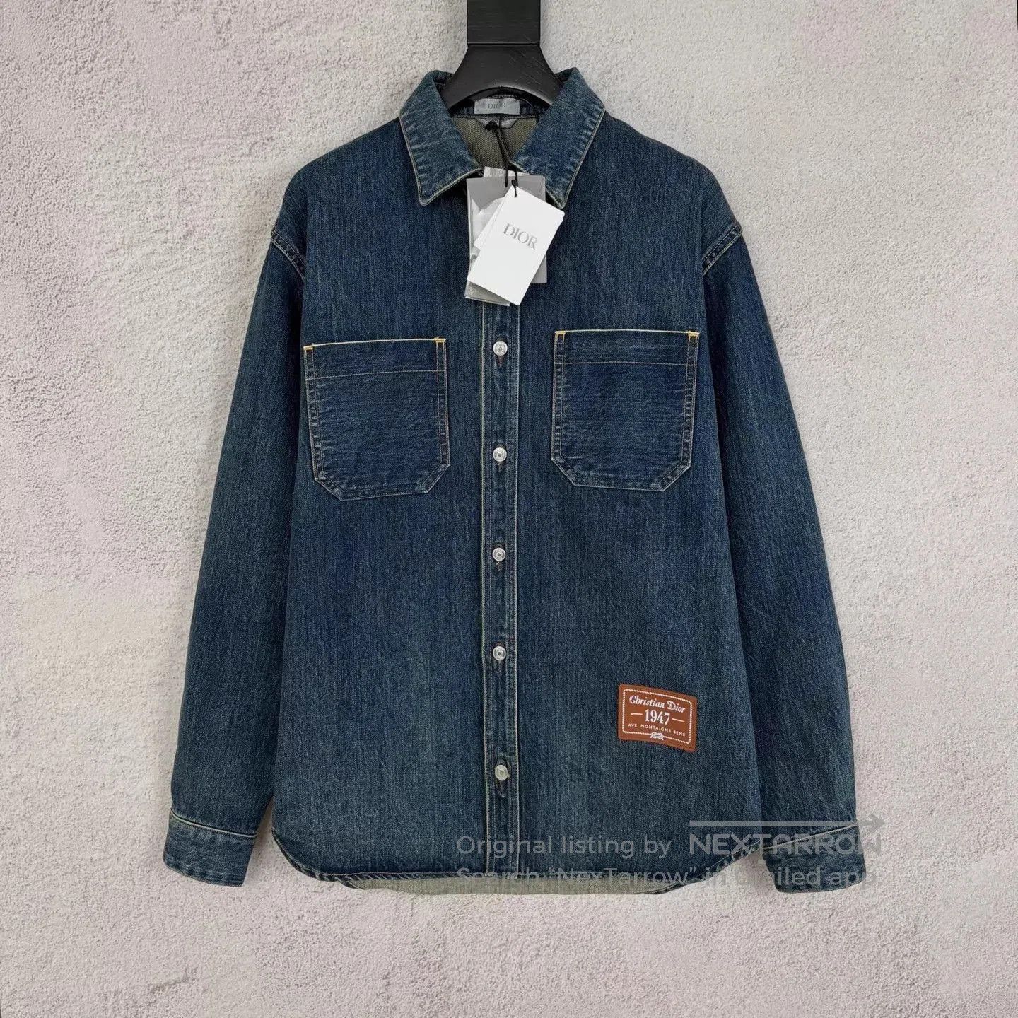 Dior Blue Denim Long Sleeve Button. Size US M / EU 48-50 / 2 - 1 Thumbnail