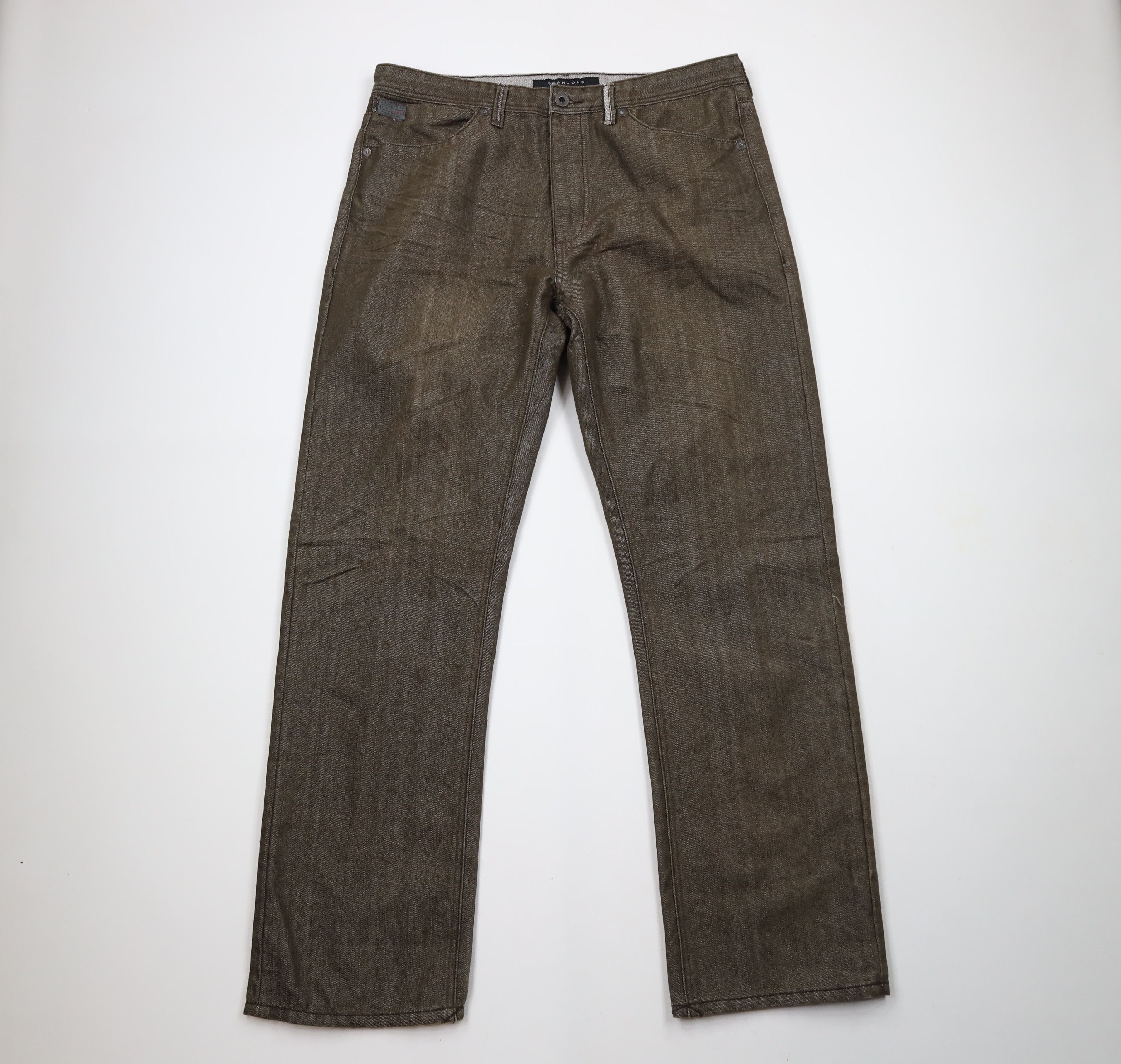 Vintage Vintage Y2K Streetwear Sean John Wide Leg Denim Jeans Brown Size US 36 / EU 52 - 1 Thumbnail