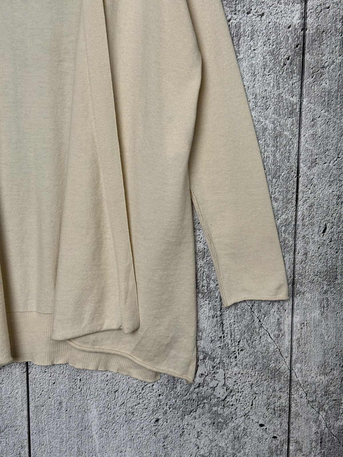 Allude Allude Cashmere Beige Open Front Cardigan Sweater Size S Size S / US 4 / IT 40 - 4 Thumbnail