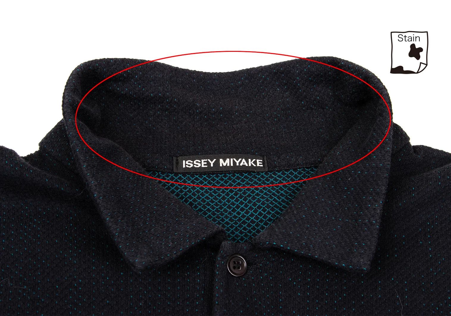 Issey Miyake Inside Stitch Design Polo Shirt in Dark Navy Size US S / EU 44-46 / 1 - 5 Thumbnail