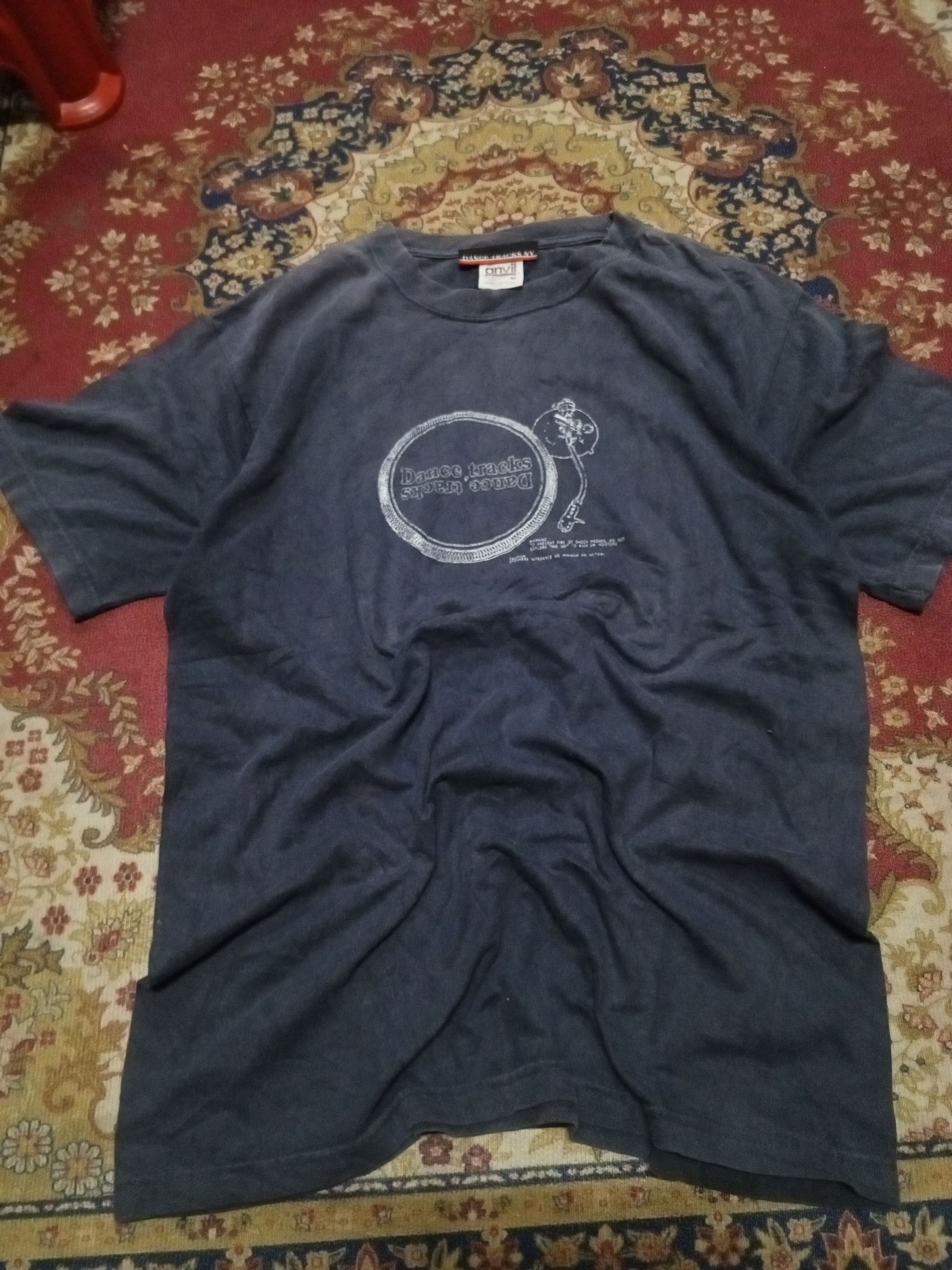 Vintage 99-00s dance tracks rare photos tee Size US M / EU 48-50 / 2 - 3 Thumbnail