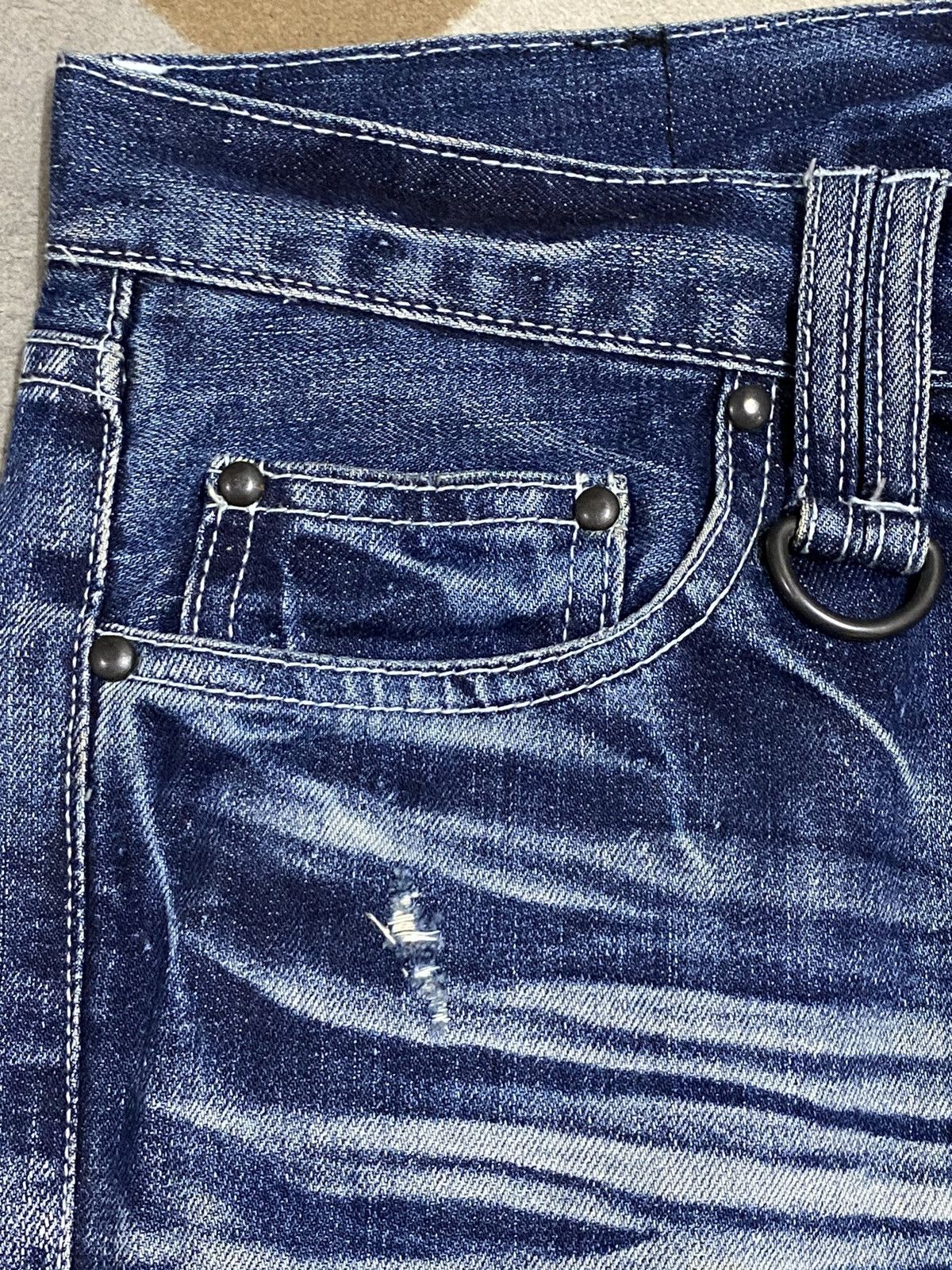 Seditionaries Whiskers Spikes Punk like Hysteric Glamour style Jeans Size US 33 - 9 Thumbnail