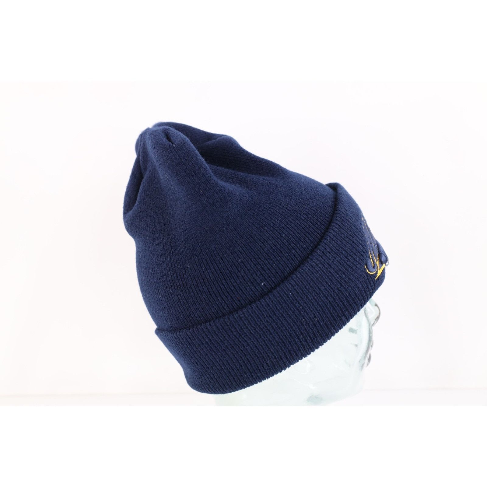Vintage Vintage 90s Script University of Michigan Beanie Hat Size ONE SIZE - 5 Thumbnail