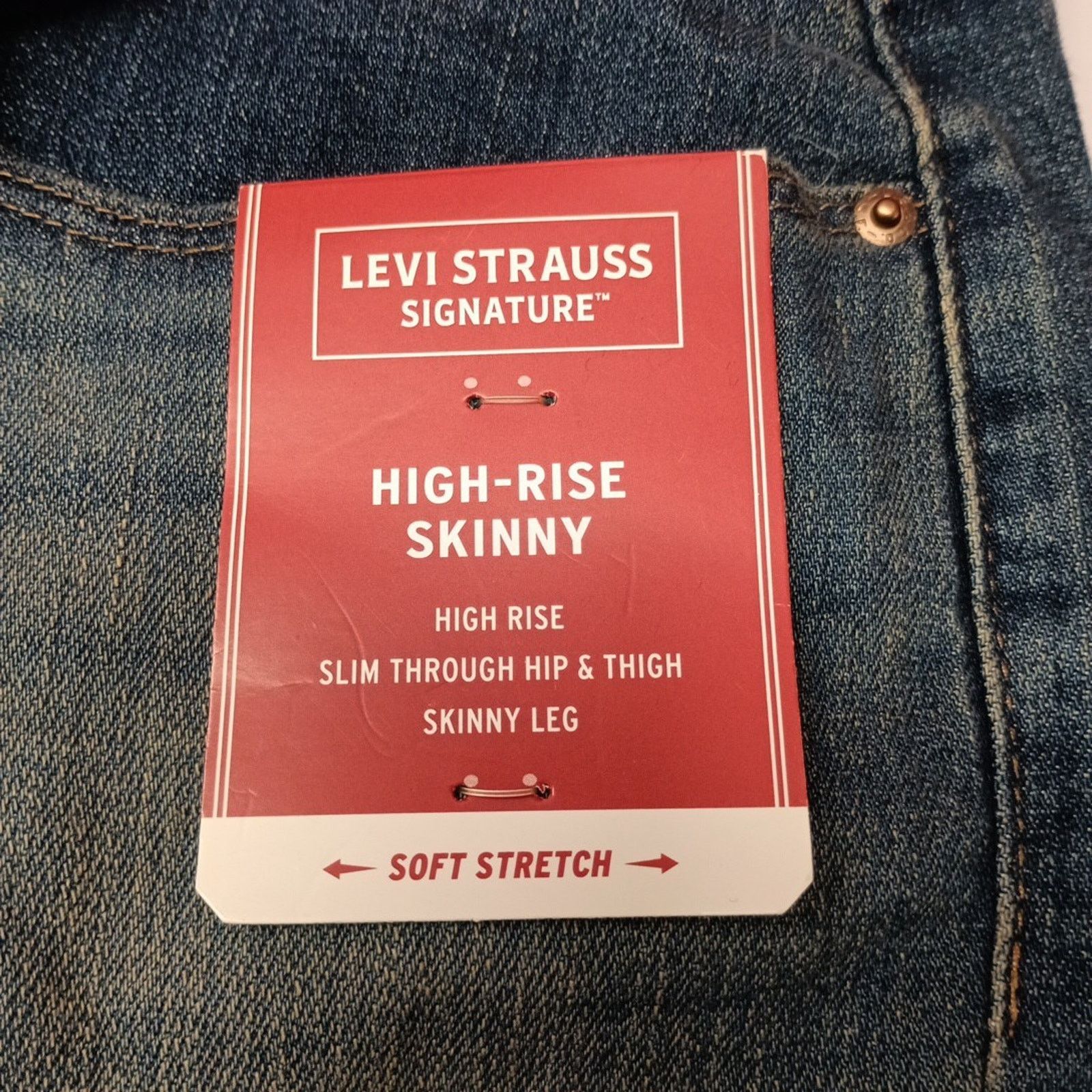Levi's Levi Signature High Rise Skinny Jeans Women's Size 12S 31x28 Size 34" / US 12 / IT 48 - 2 Thumbnail