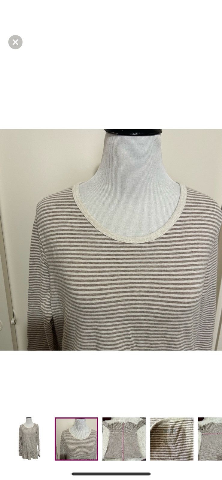 Duluth Trading Company Duluth trading co large striped long sleeved tee Size L / US 10 / IT 46 - 4 Thumbnail