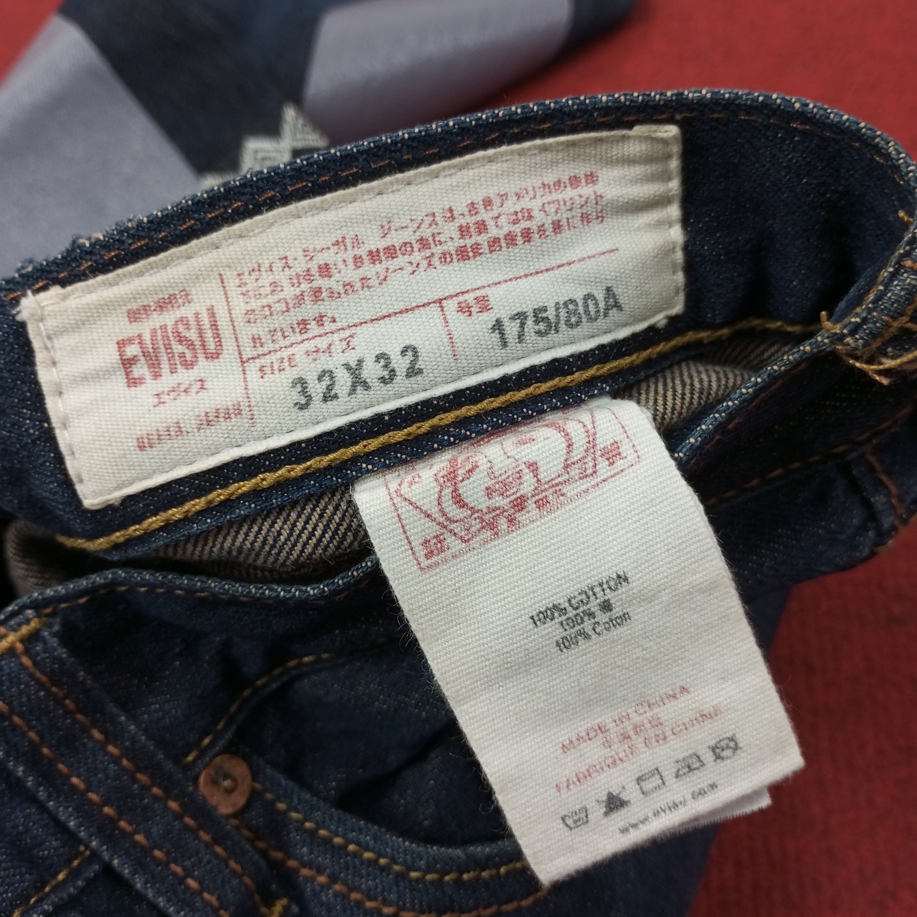 Japanese Brand Vintage Evisu Japanese Brand Custom Daicock Jeans c244n11 Size US 30 / EU 46 - 13 Thumbnail