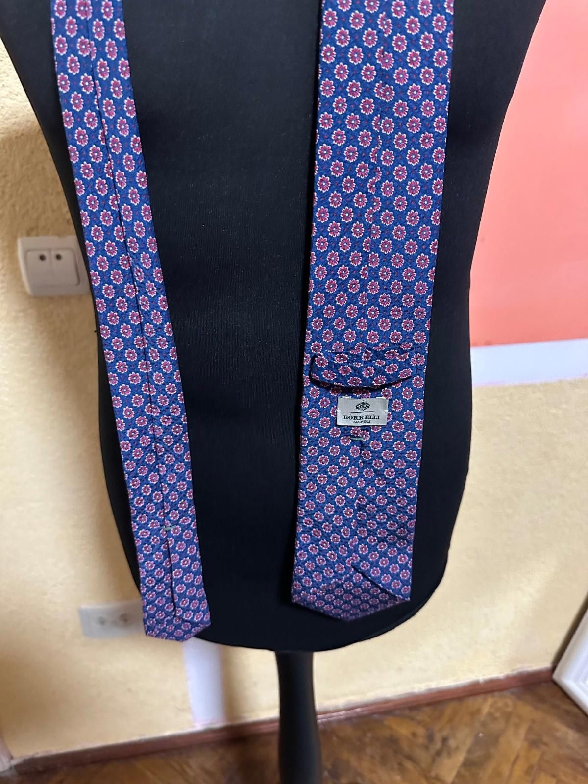Luigi Borrelli Borrelli Napoli Multicolor Floral Silk Tie Size ONE SIZE - 4 Thumbnail