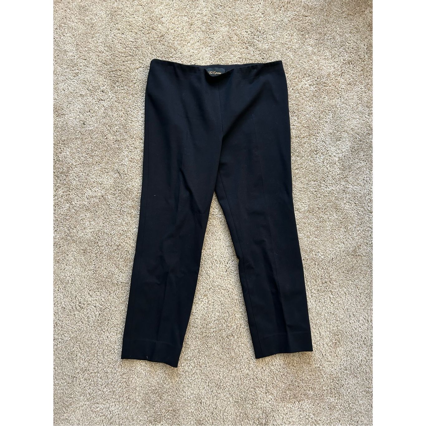 Les Copains LES COPAINS High Rise Ponte Knit Slim Casual Pants Black Siz Size 34" / US 12 / IT 48 - 1 Thumbnail