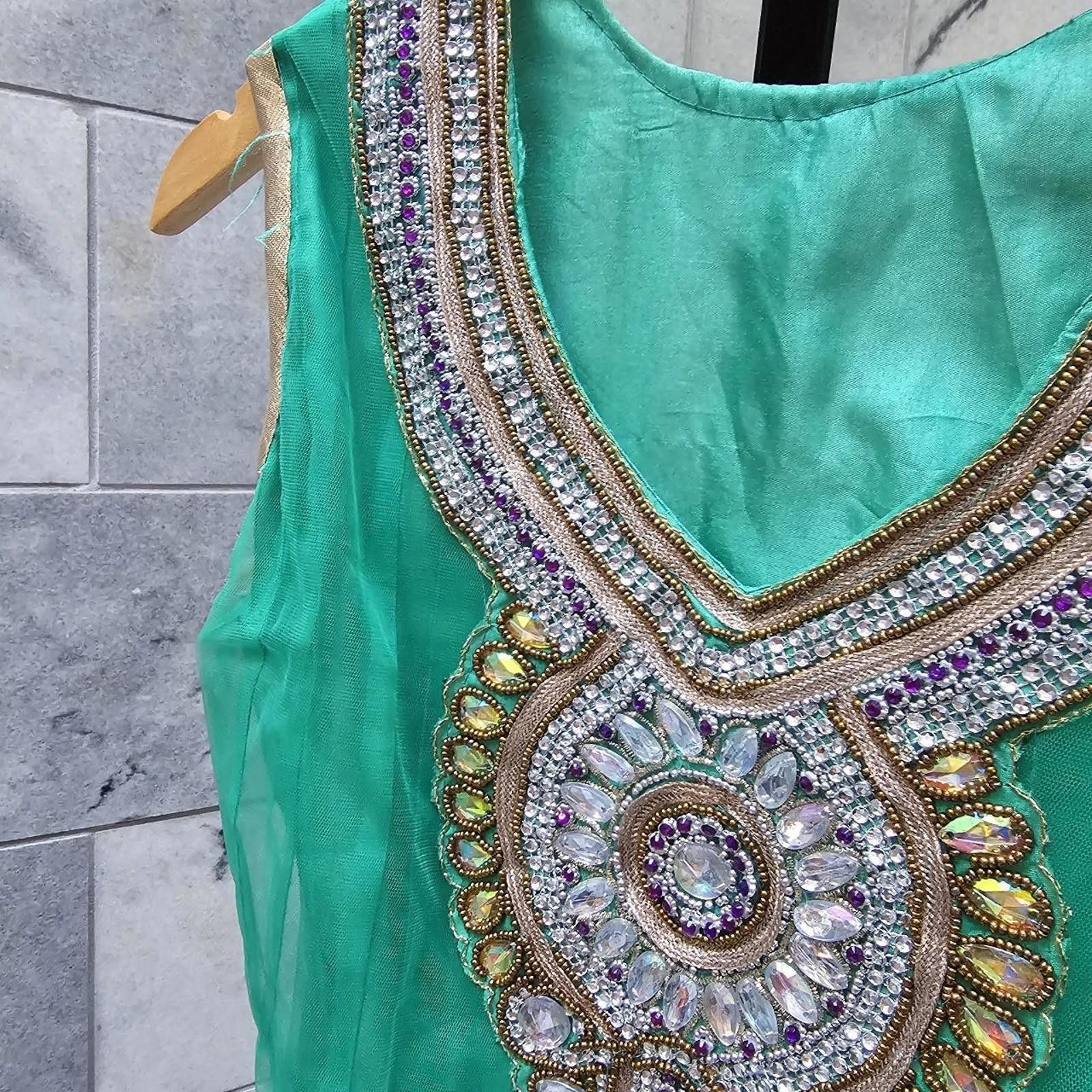 Other Women's Green Kurta Style Dress Size S / US 4 / IT 40 - 8 Thumbnail
